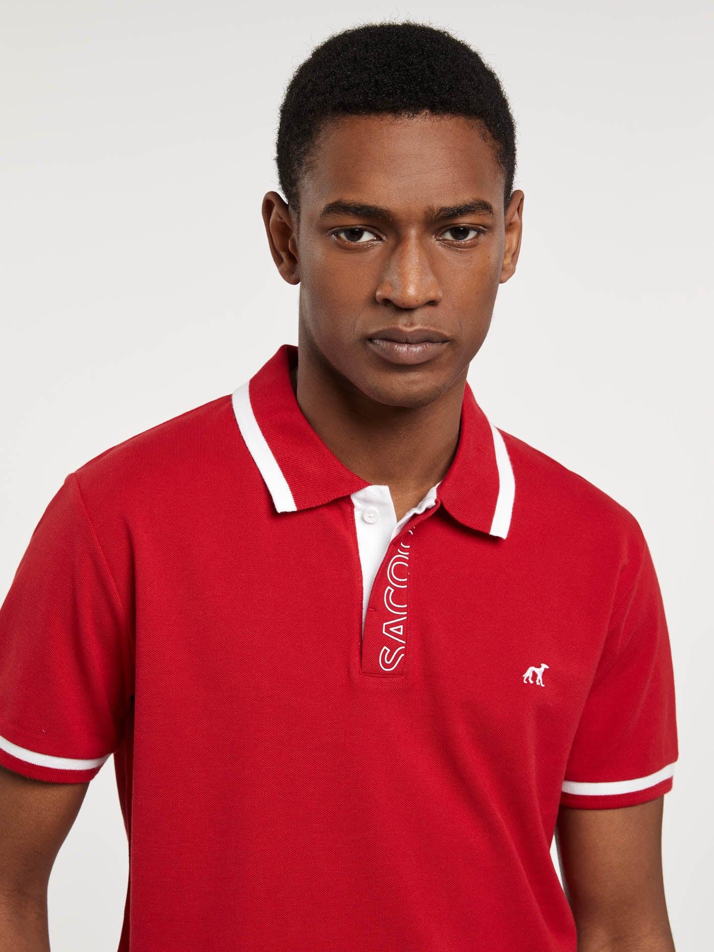Respekt Polo Piqué Shirt With Branding On Placket - Image 11