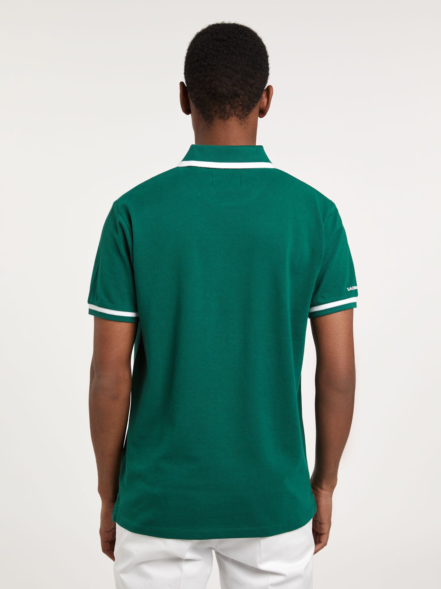 Respekt Polo Piqué Shirt With Branding On Placket - Image 9