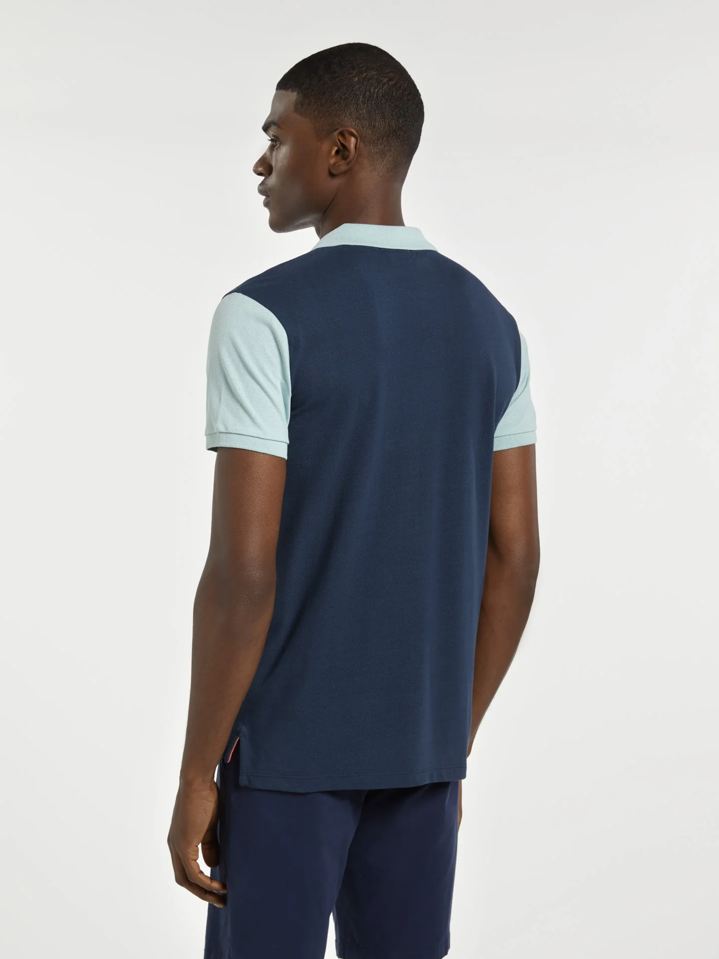 Respekt Polo Piqué Shirt With Colour-Block - Image 3