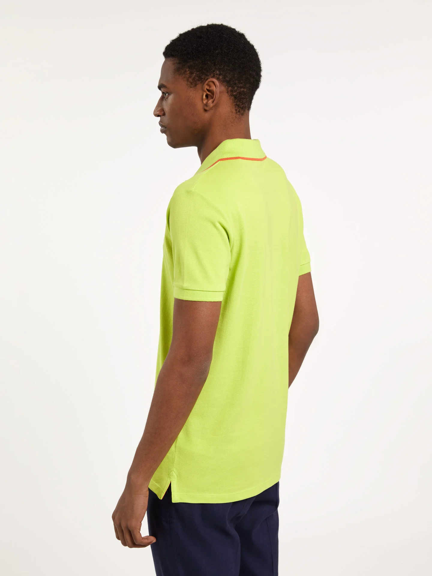 Respekt Polo Piqué Shirt With Contrast - Image 8