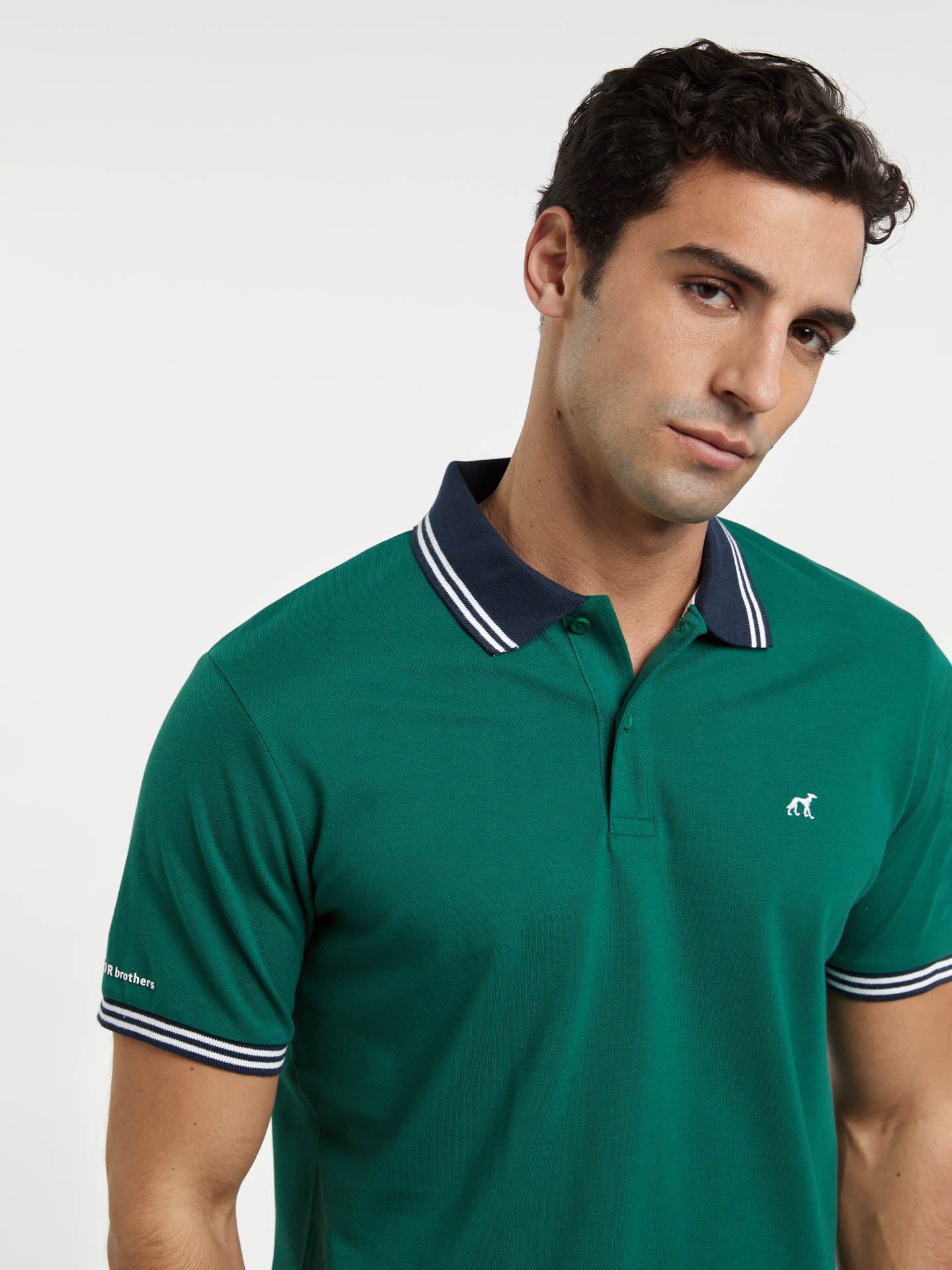 Respekt Polo Piqué Shirt With Contrast Details - Image 8