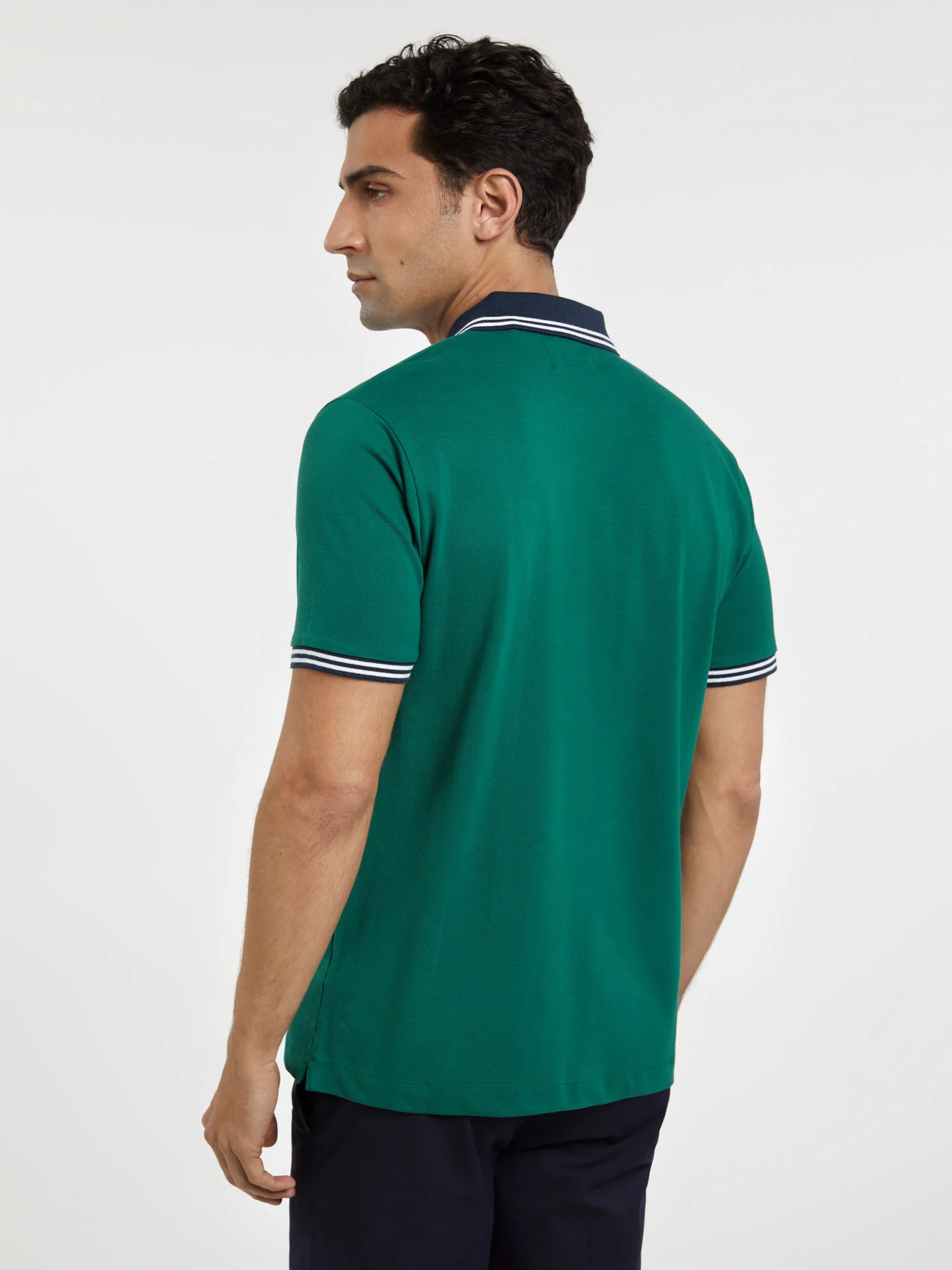 Respekt Polo Piqué Shirt With Contrast Details - Image 9