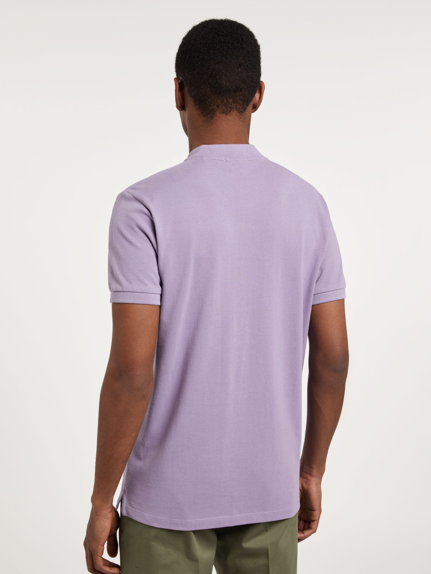 Respekt Polo Piqué Shirt With Mandarin Collar - Image 9