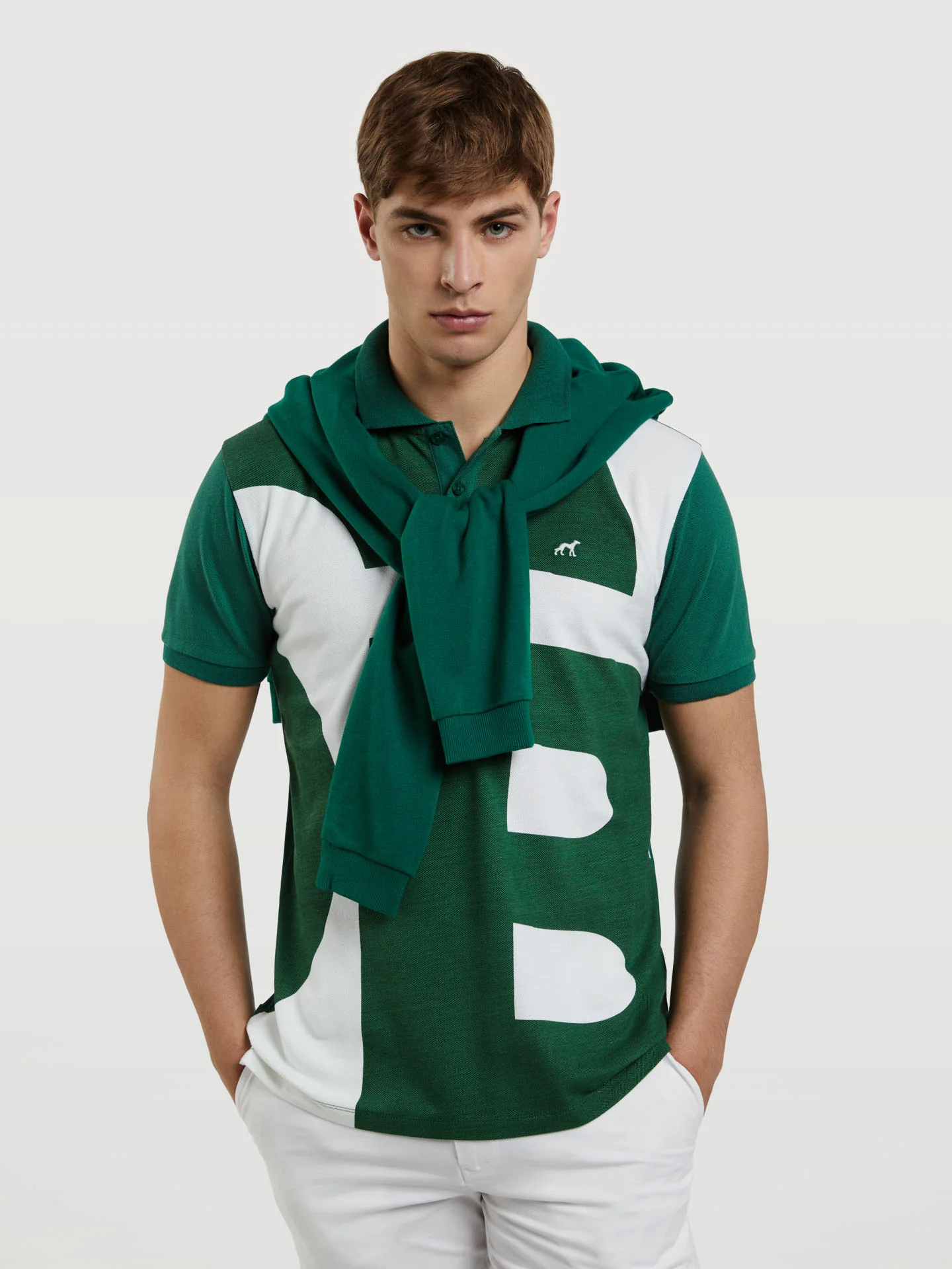 Respekt Polo piqué Shirt With 'SB' Print - Image 7