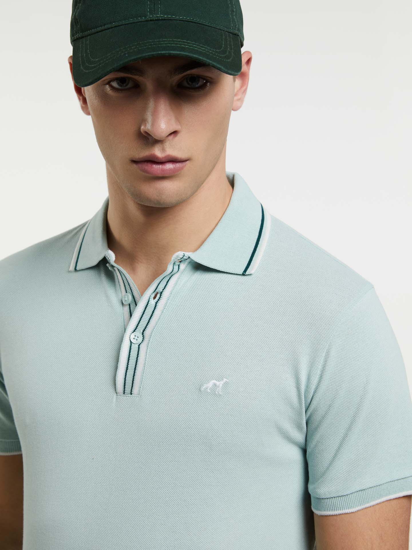 Respekt Polo Piqué Shirt With Stripes - Image 5