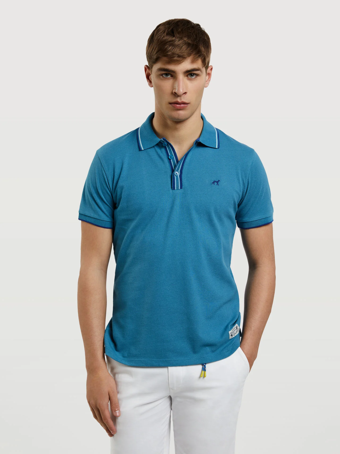 Respekt Polo Piqué Shirt With Stripes - Image 7