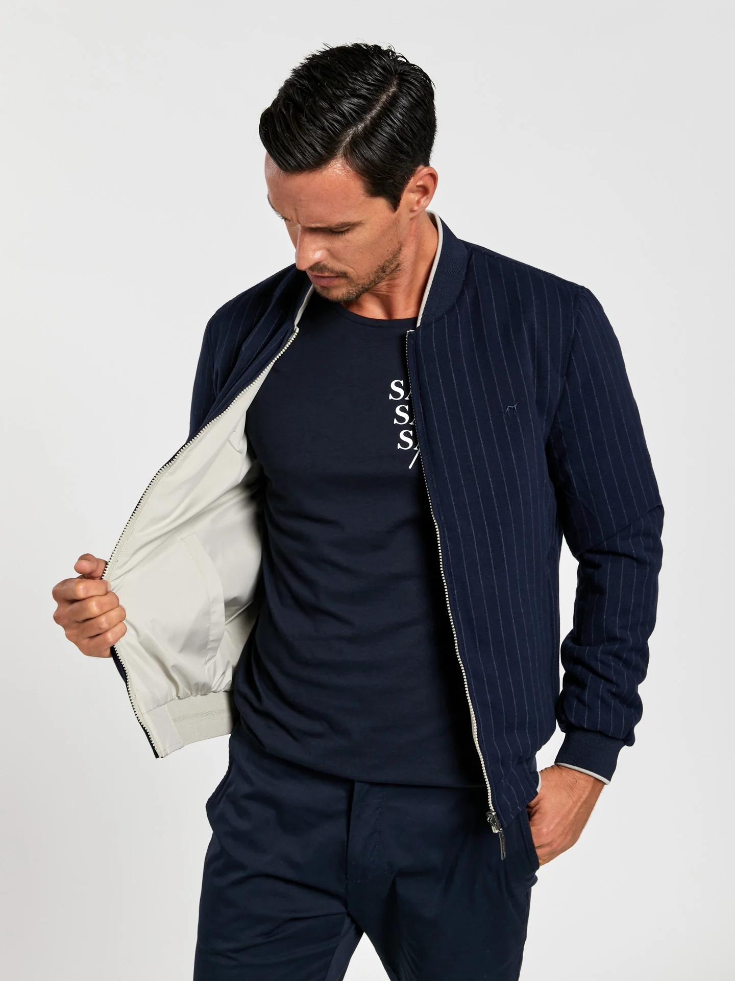 Reversible bomber jacket - Image 2