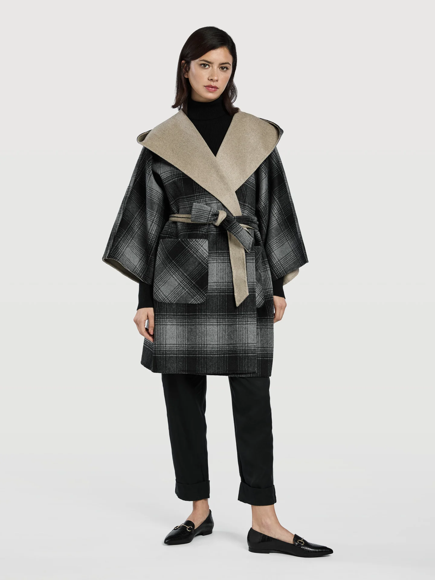 Reversible Hooded Cape - Image 2