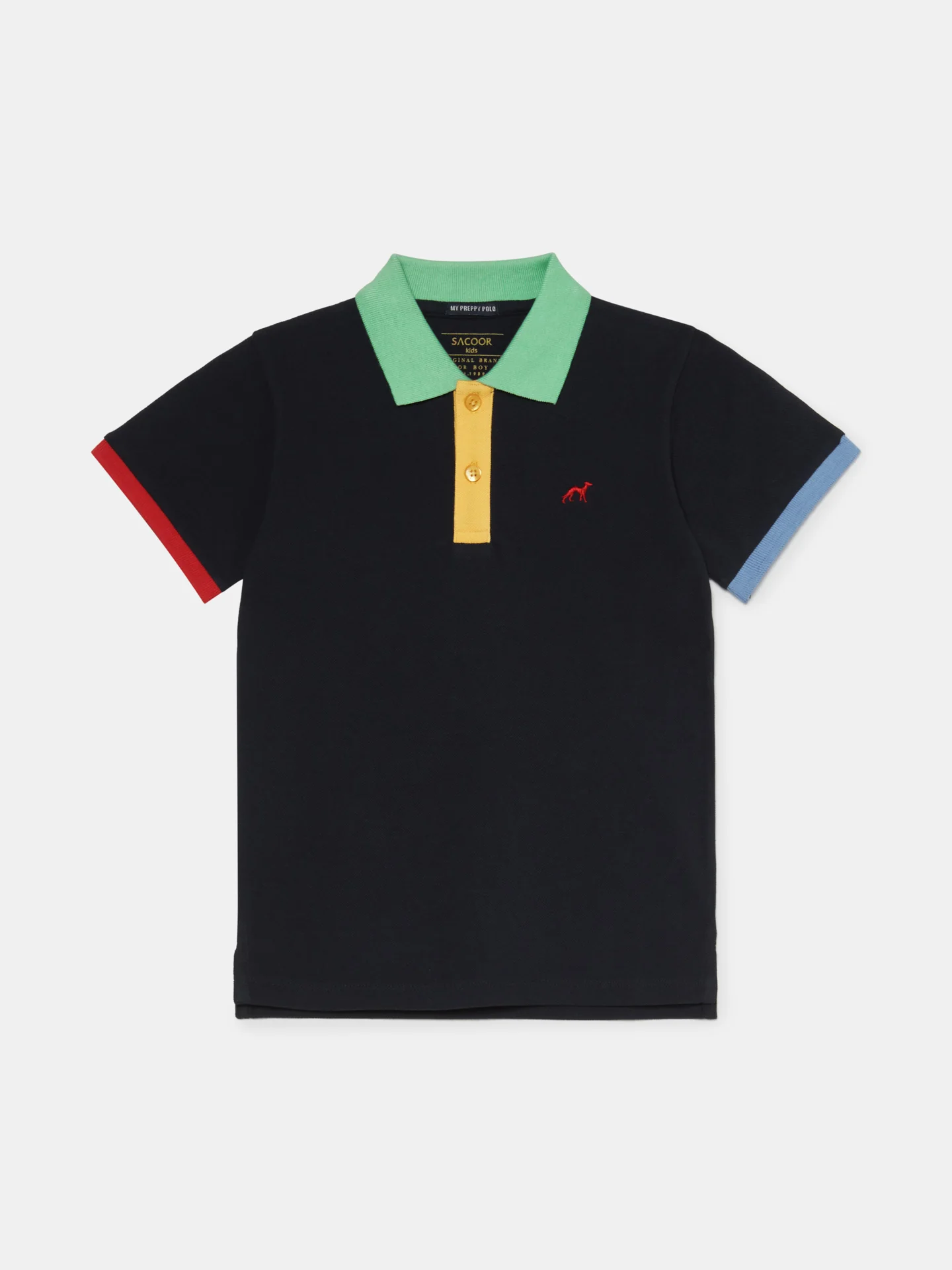 Sacoor colour Block Polo Shirt