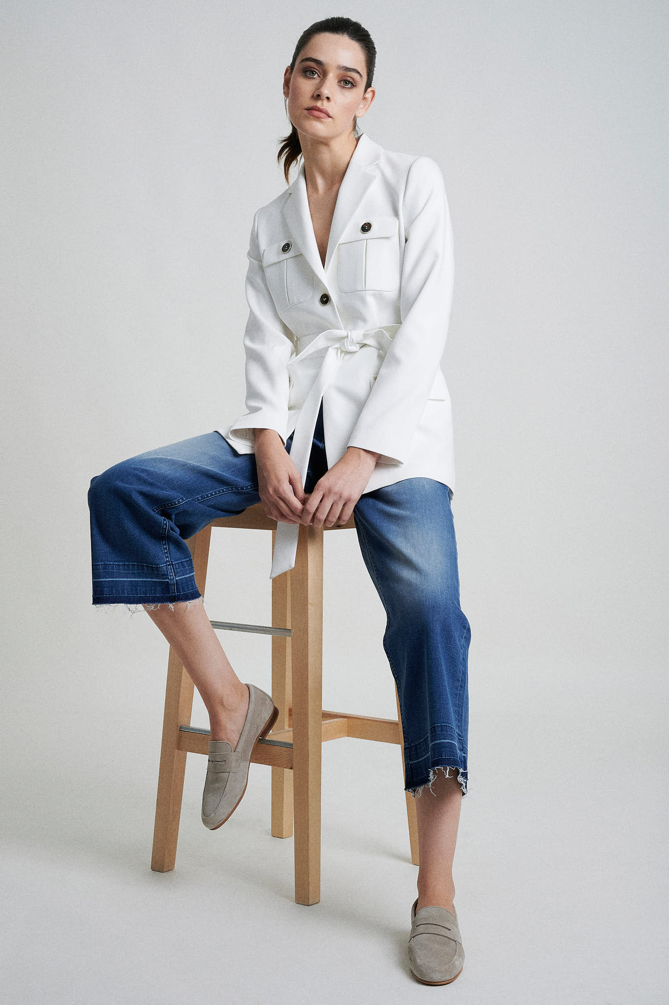 Safari white jacket