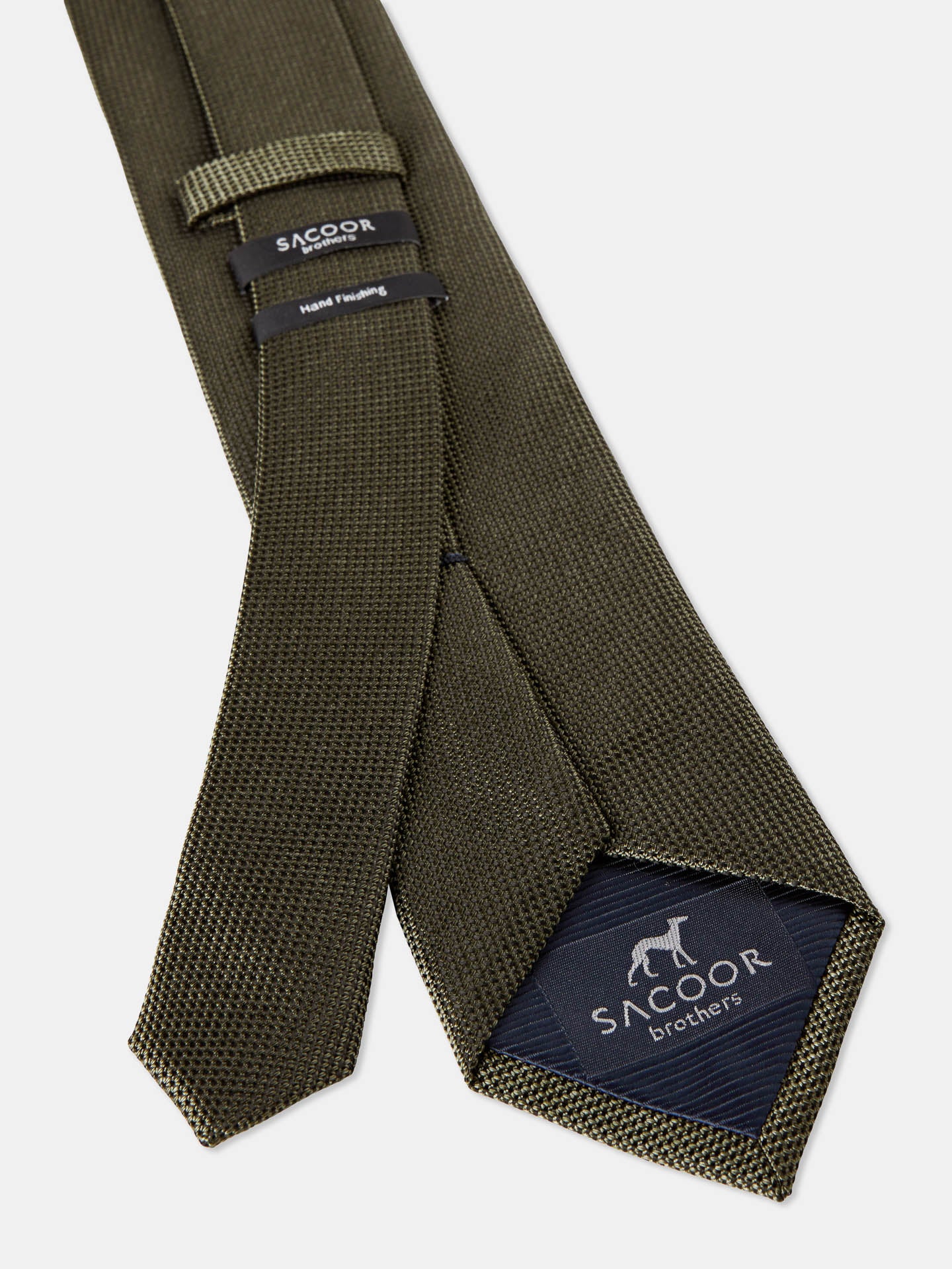 Semi Plain Tie 100% Silk 7,5cm - Image 8