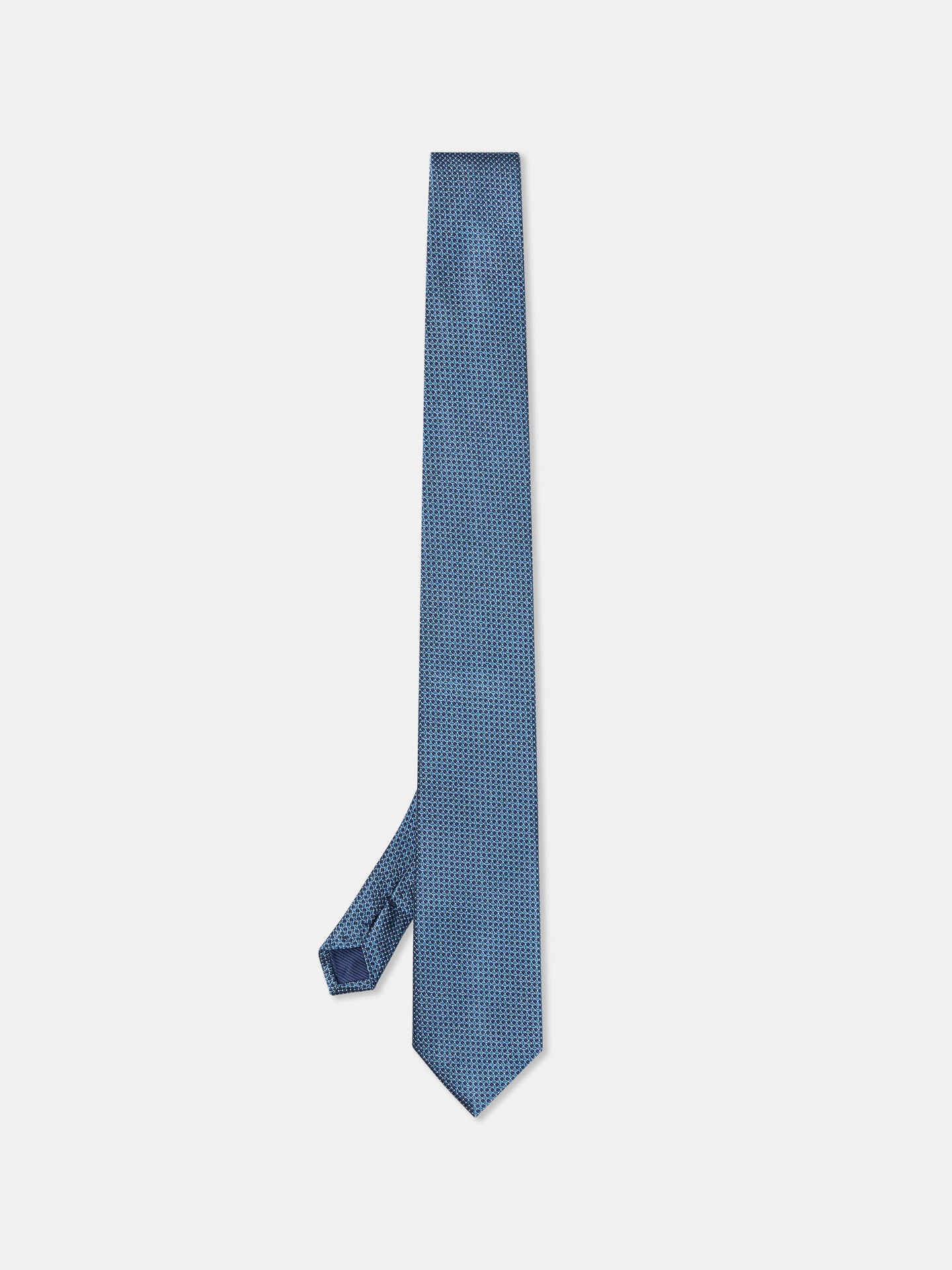 Semi Plain Tie 100% Silk 7,5cm - Image 11
