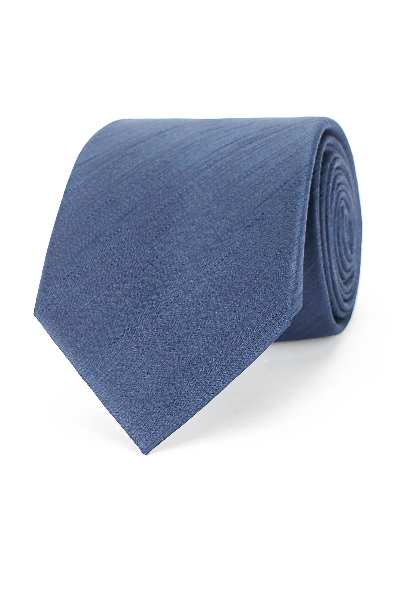 Semi Plain Tie 100% Silk 8cm - Image 4