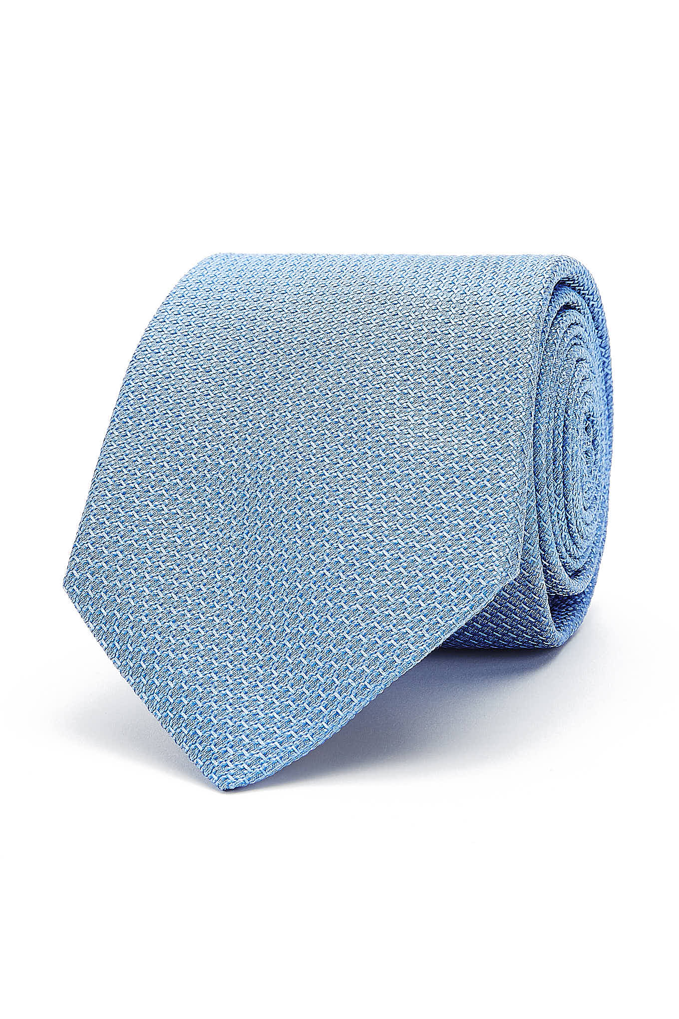 Semi Plain Tie 100% Silk 8cm - Image 3