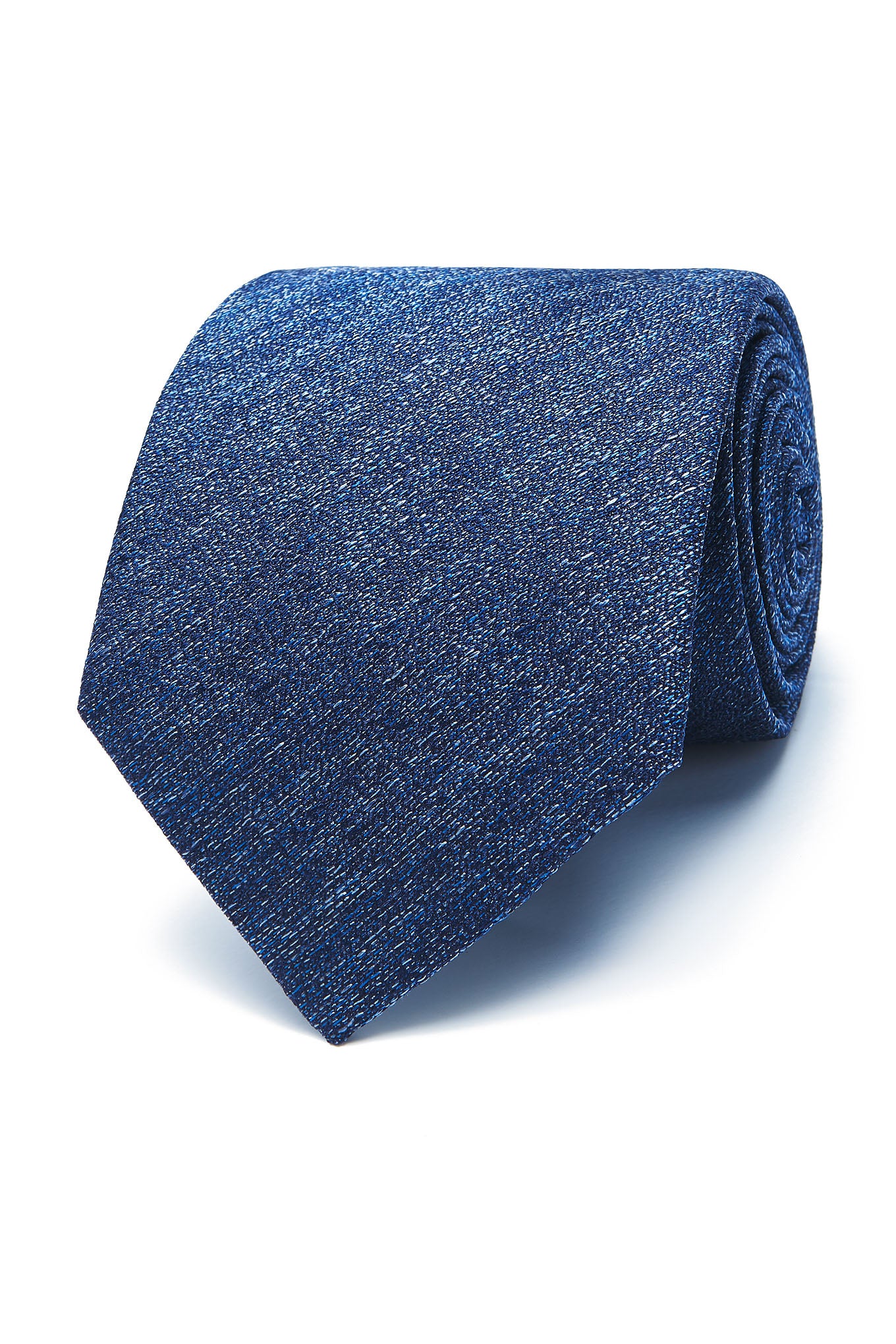Semi Plain Tie 100% Silk 8cm - Image 3