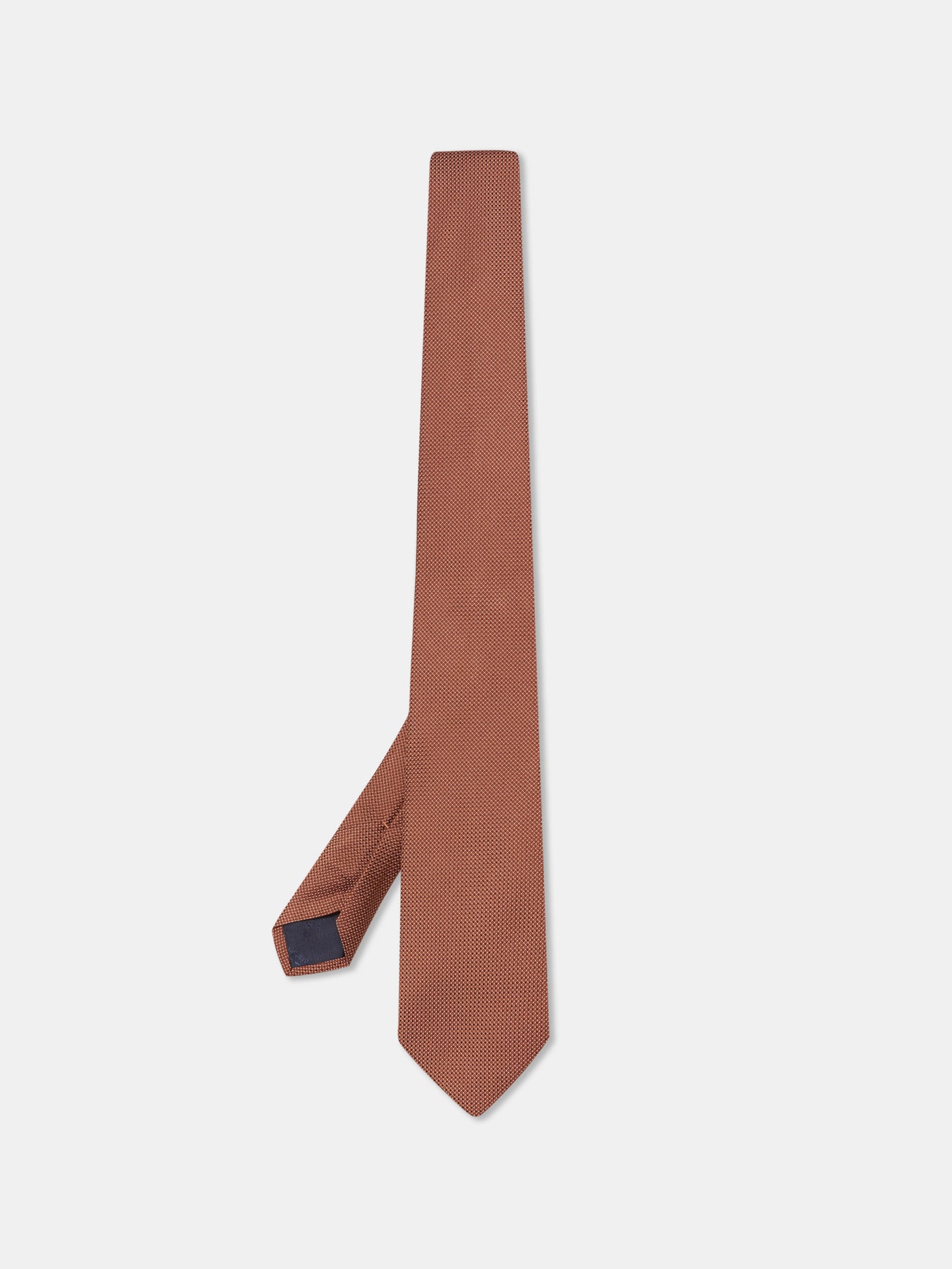 Semi Plain Tie 100% Silk 8cm - Image 5