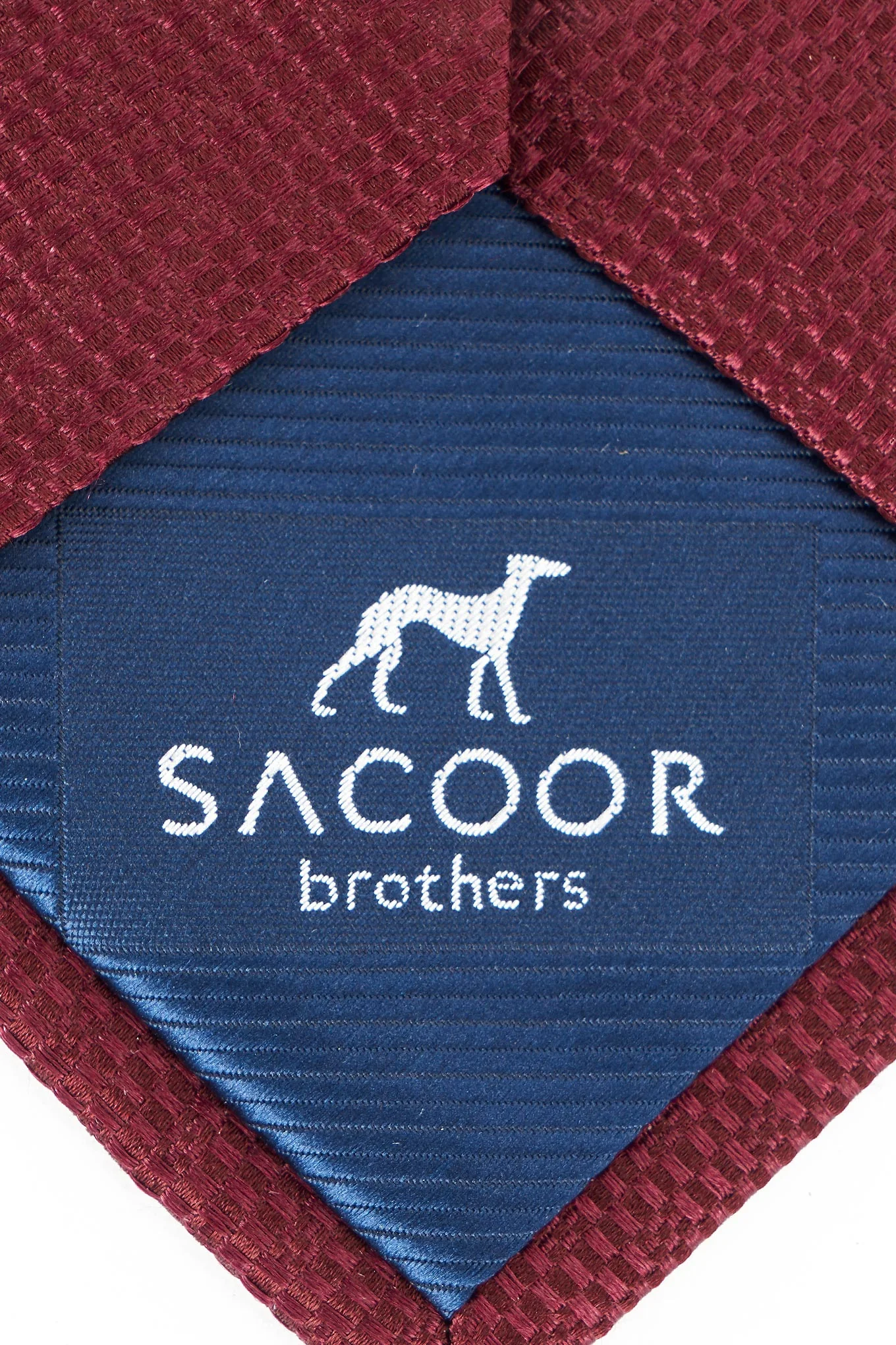 Semi Plain Tie 100% Silk 8cm - Image 3