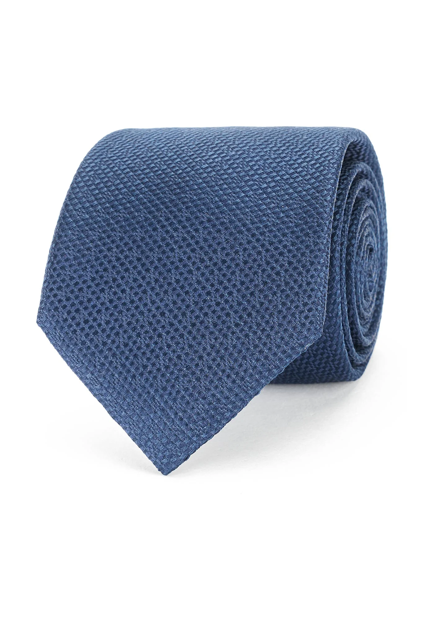 Semi Plain Tie 100% Silk 8cm - Image 4