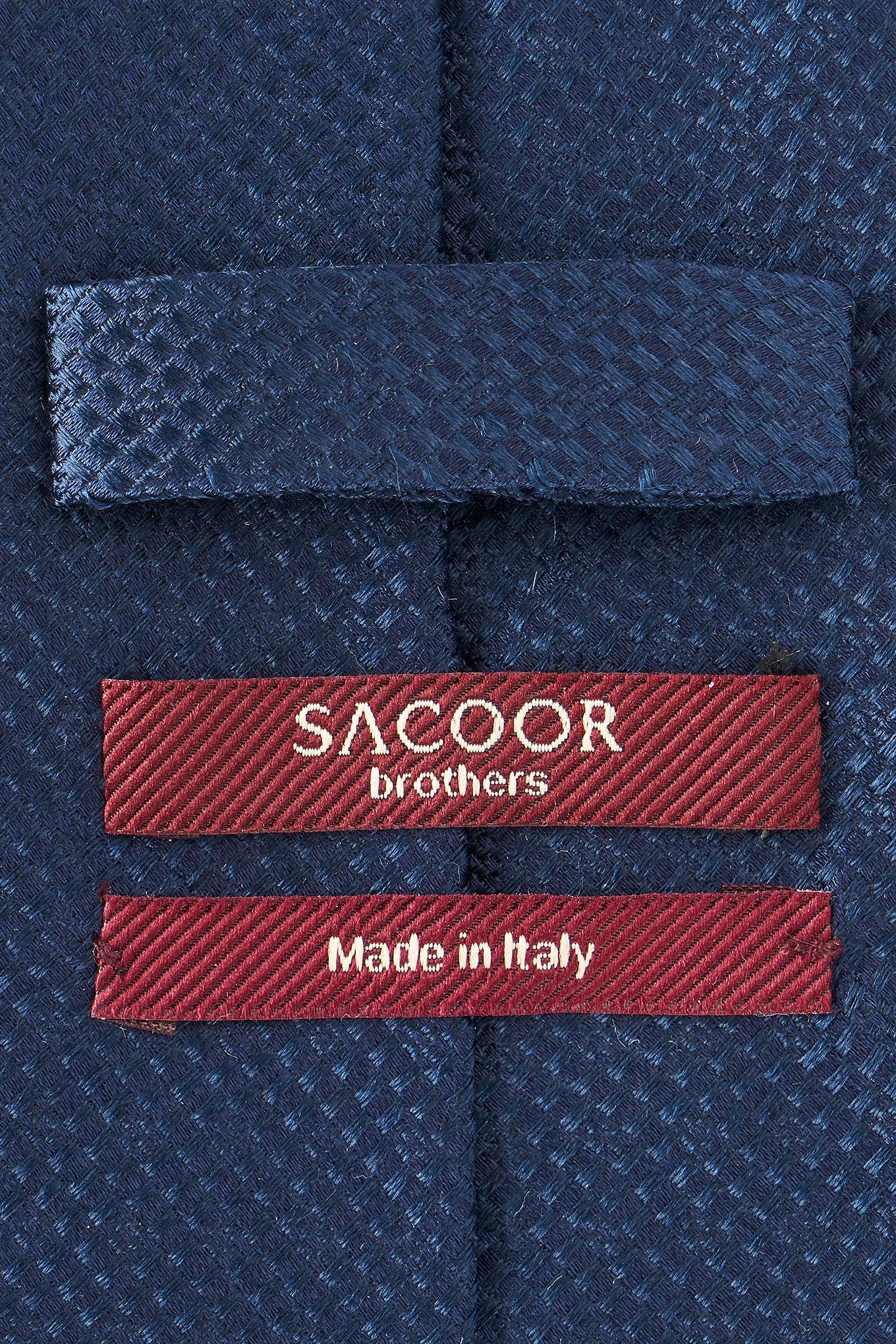 Semi Plain Tie 100% Silk 8cm - Image 5
