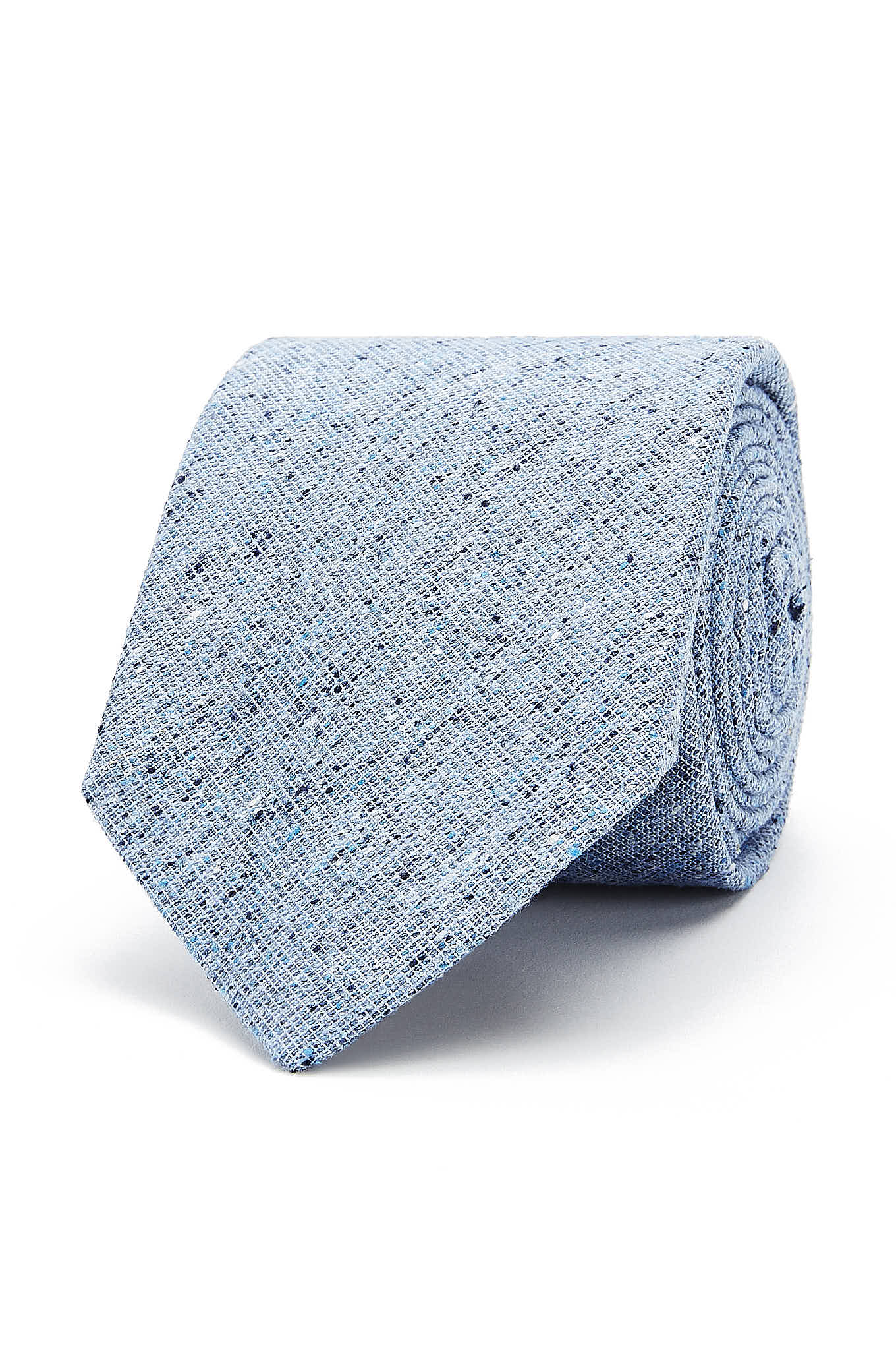 Semi Plain Tie 100% Silk 8cm - Image 9