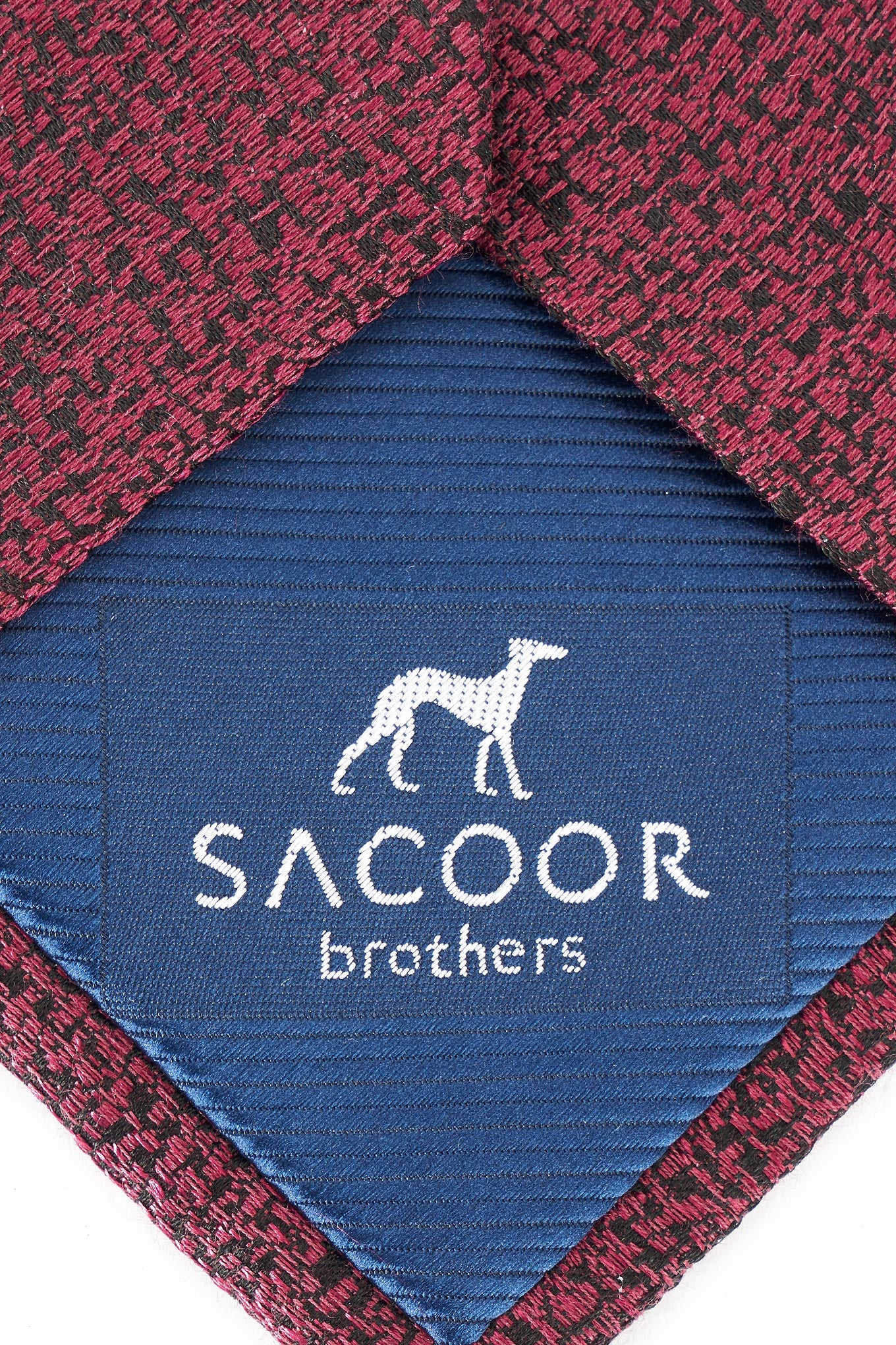 Semi Plain Tie 100% Silk 8cm - Image 3