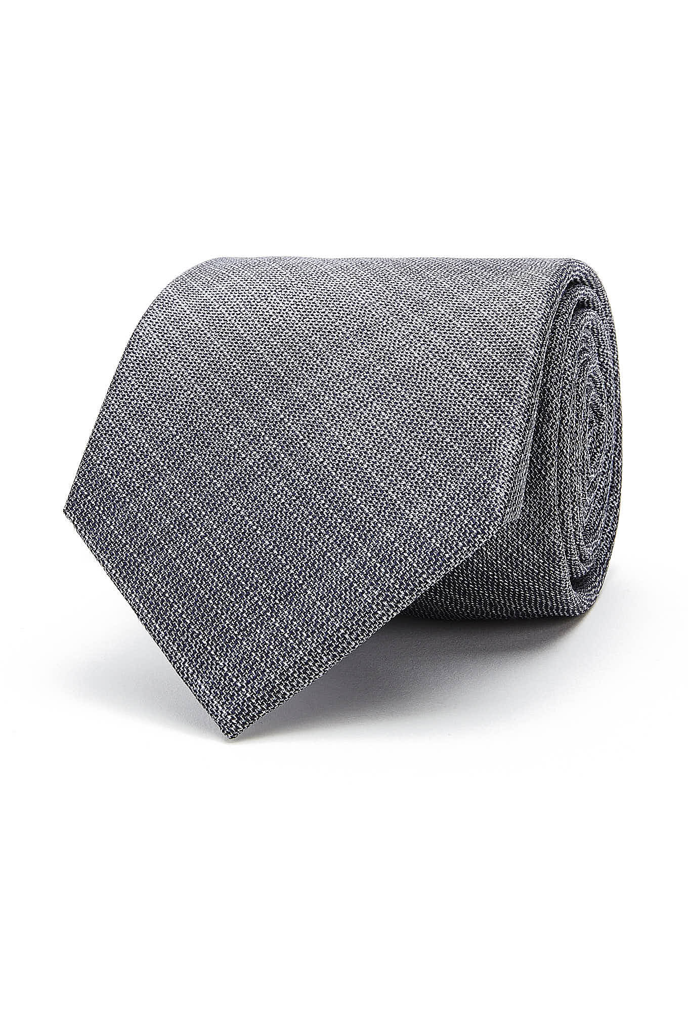 Semi Plain Tie 100% Silk 8cm - Image 5