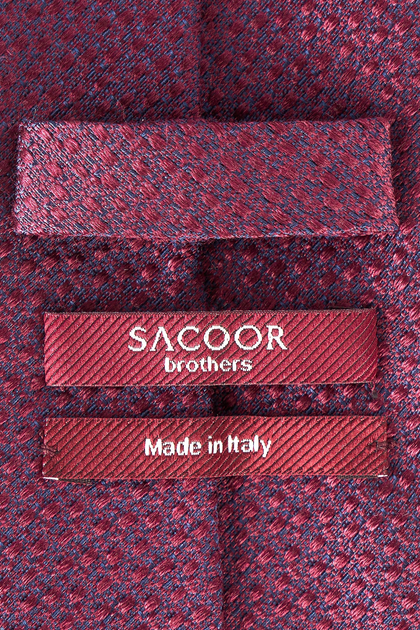 Semi Plain Tie 100% Silk 8cm - Image 2