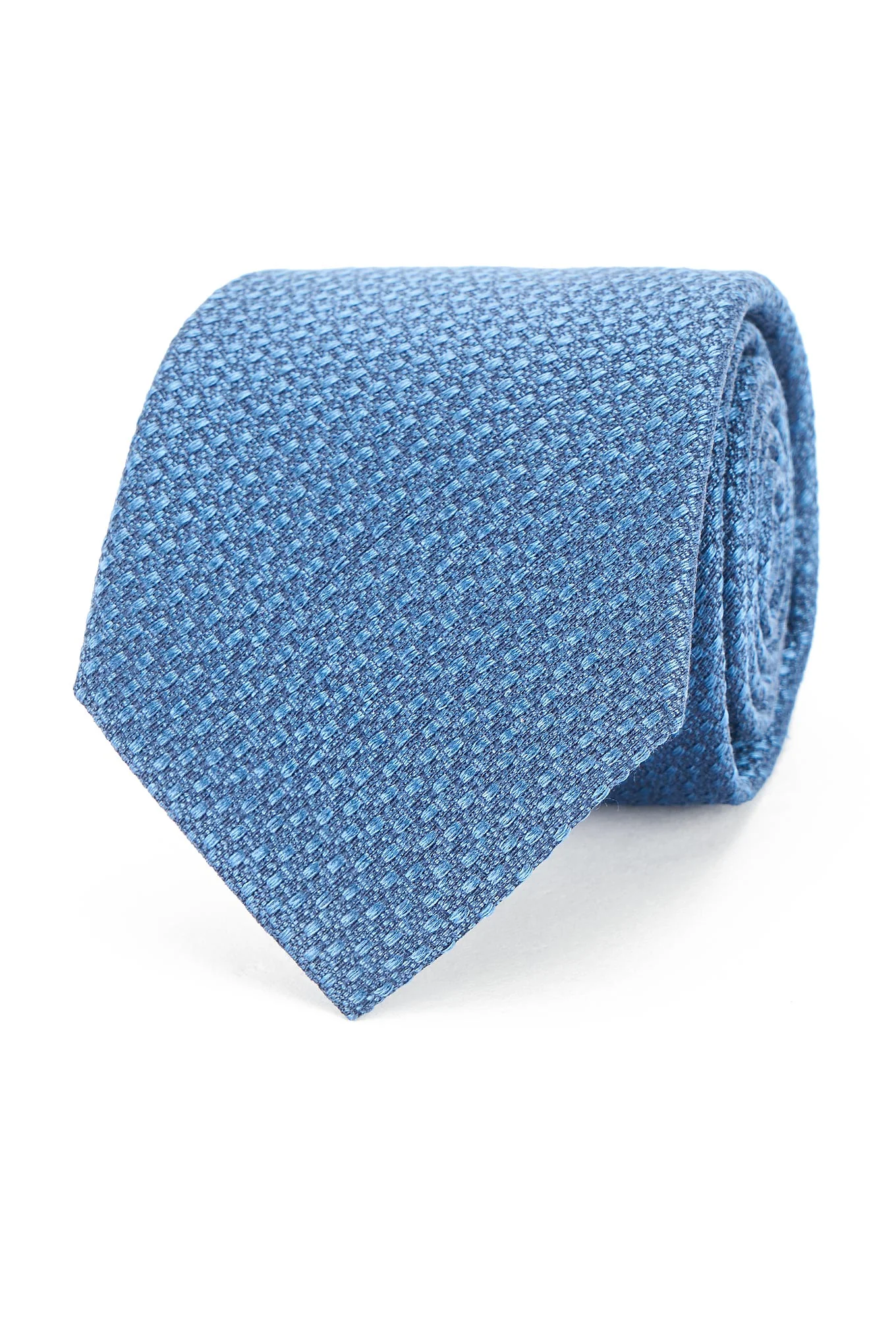 Semi Plain Tie 100% Silk 8cm - Image 3