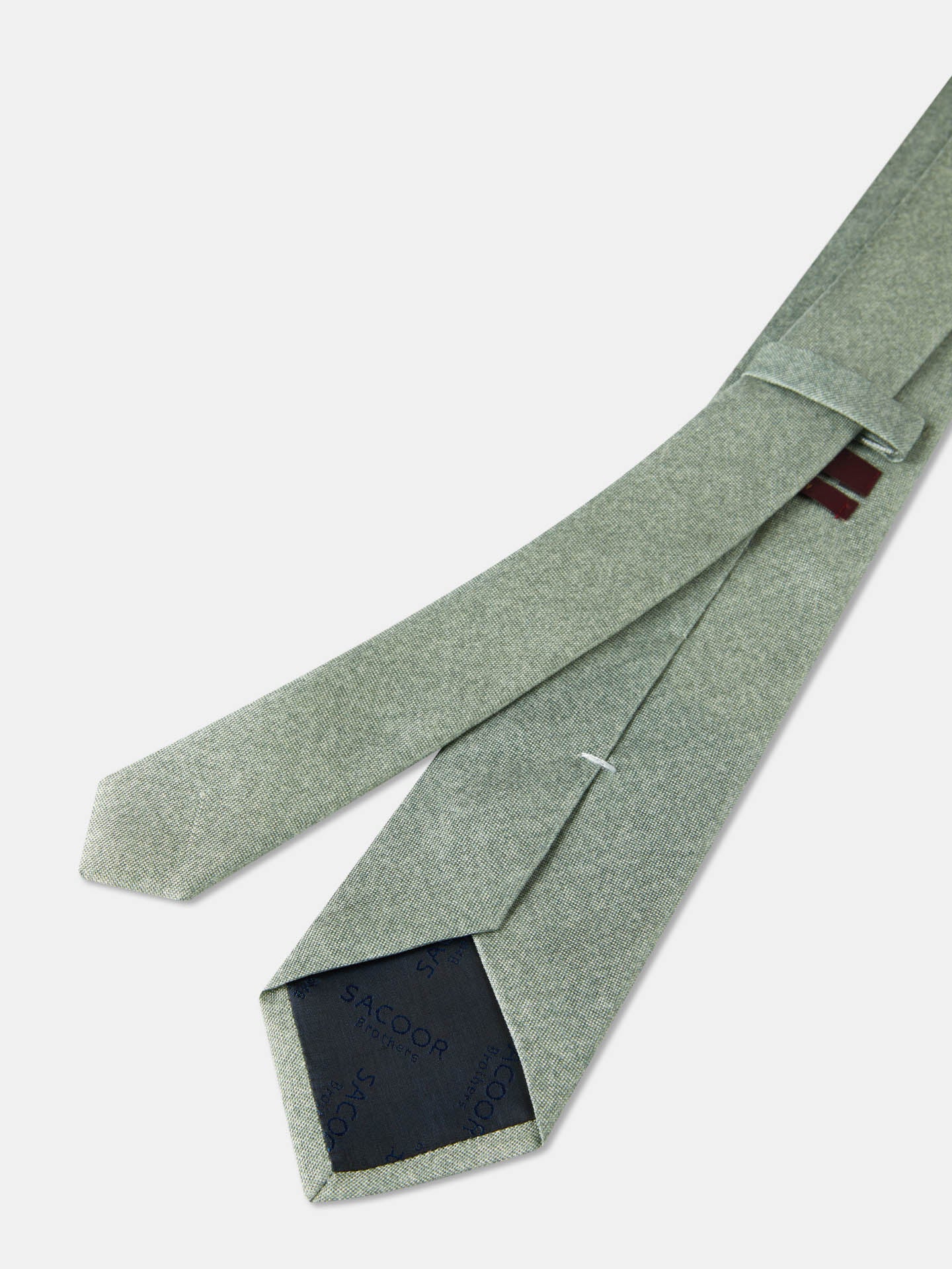 Semi Plain Tie 100% Silk 8cm - Image 6