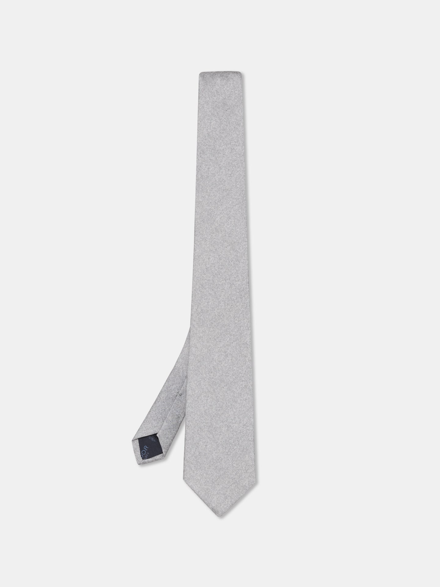 Semi Plain Tie 100% Silk 8cm - Image 7