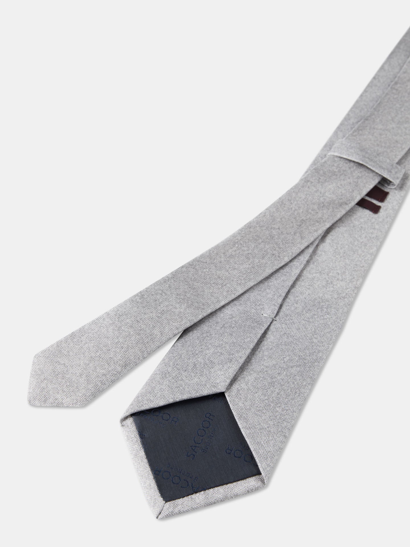Semi Plain Tie 100% Silk 8cm - Image 8
