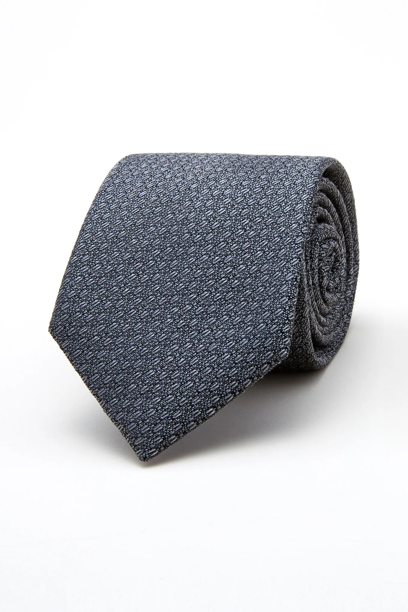 Semi Plain Tie Silk and Wool Blend 7,5cm - Image 11