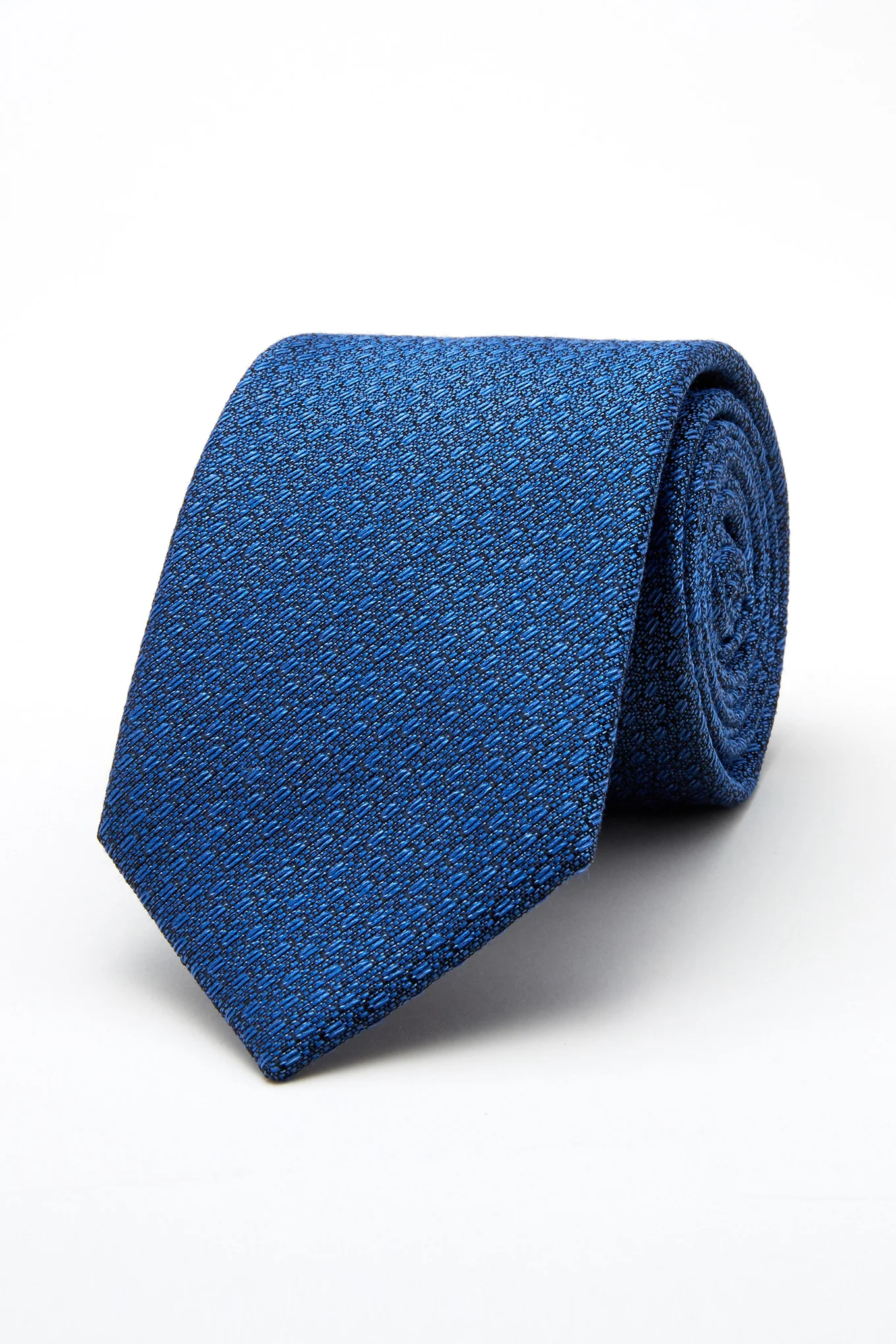 Semi Plain Tie Silk and Wool Blend 7,5cm - Image 3