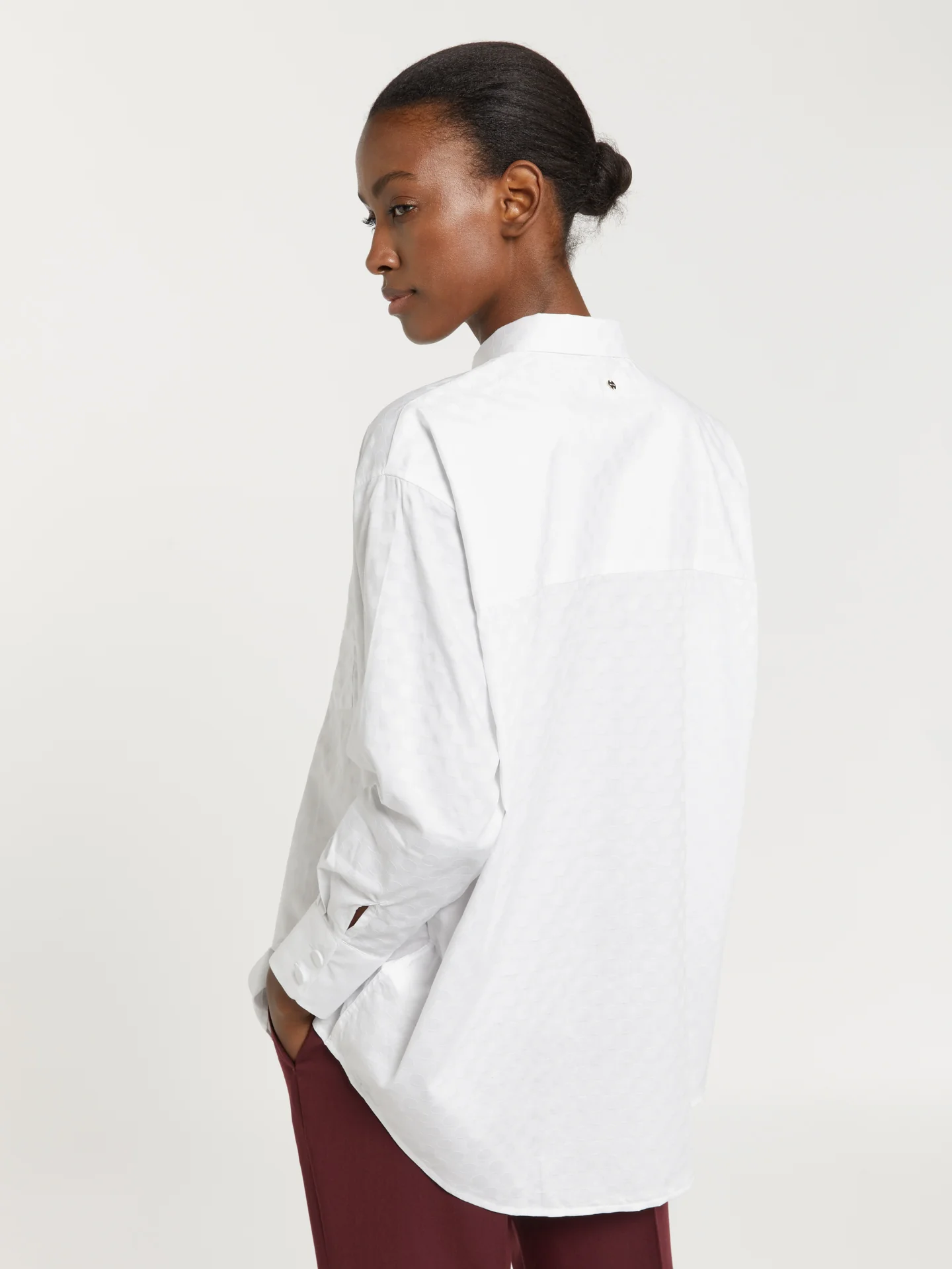 Shirt with fabric frill detail - Image 3