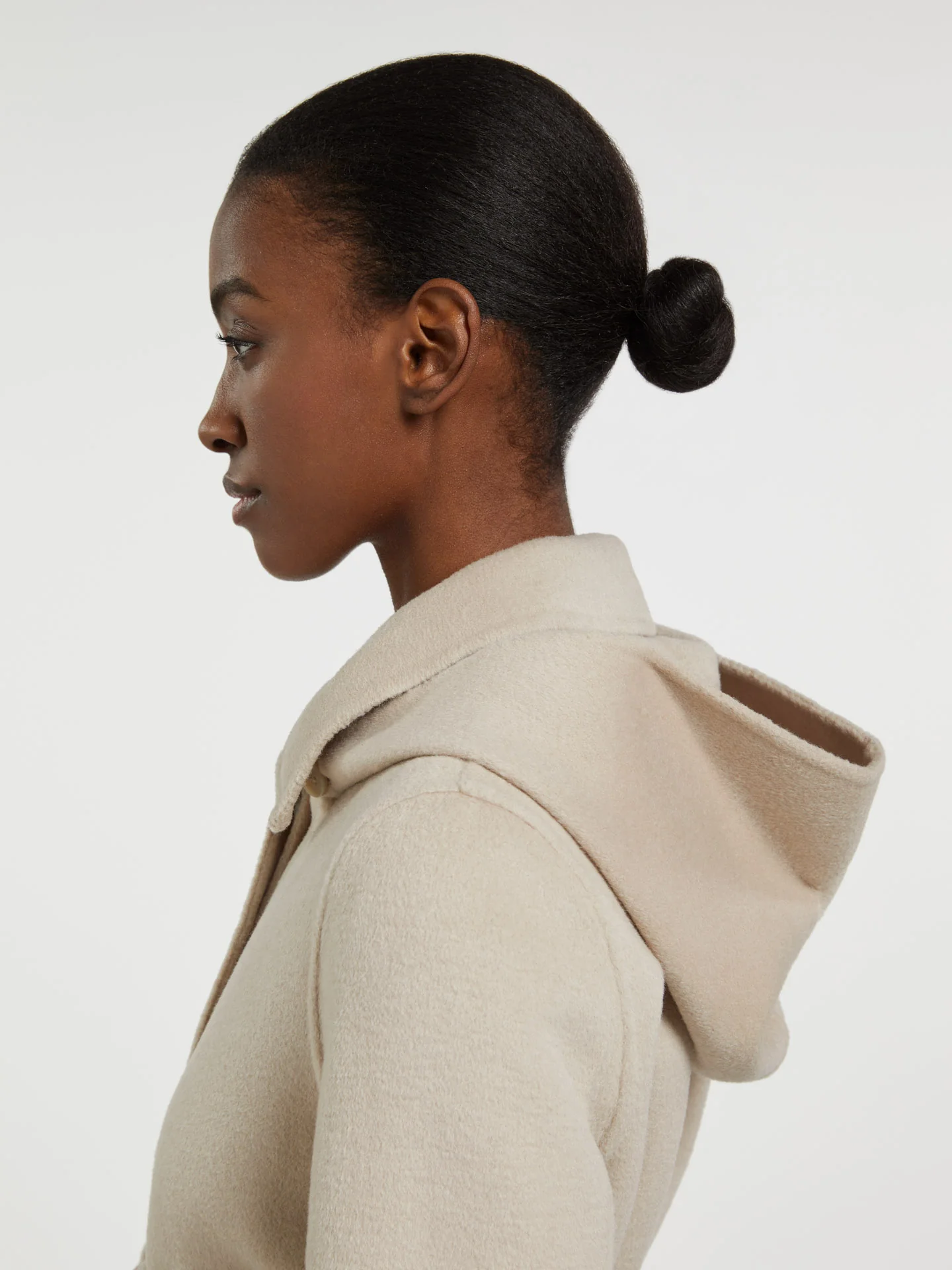 Short Coat With Hoodie - Image 3