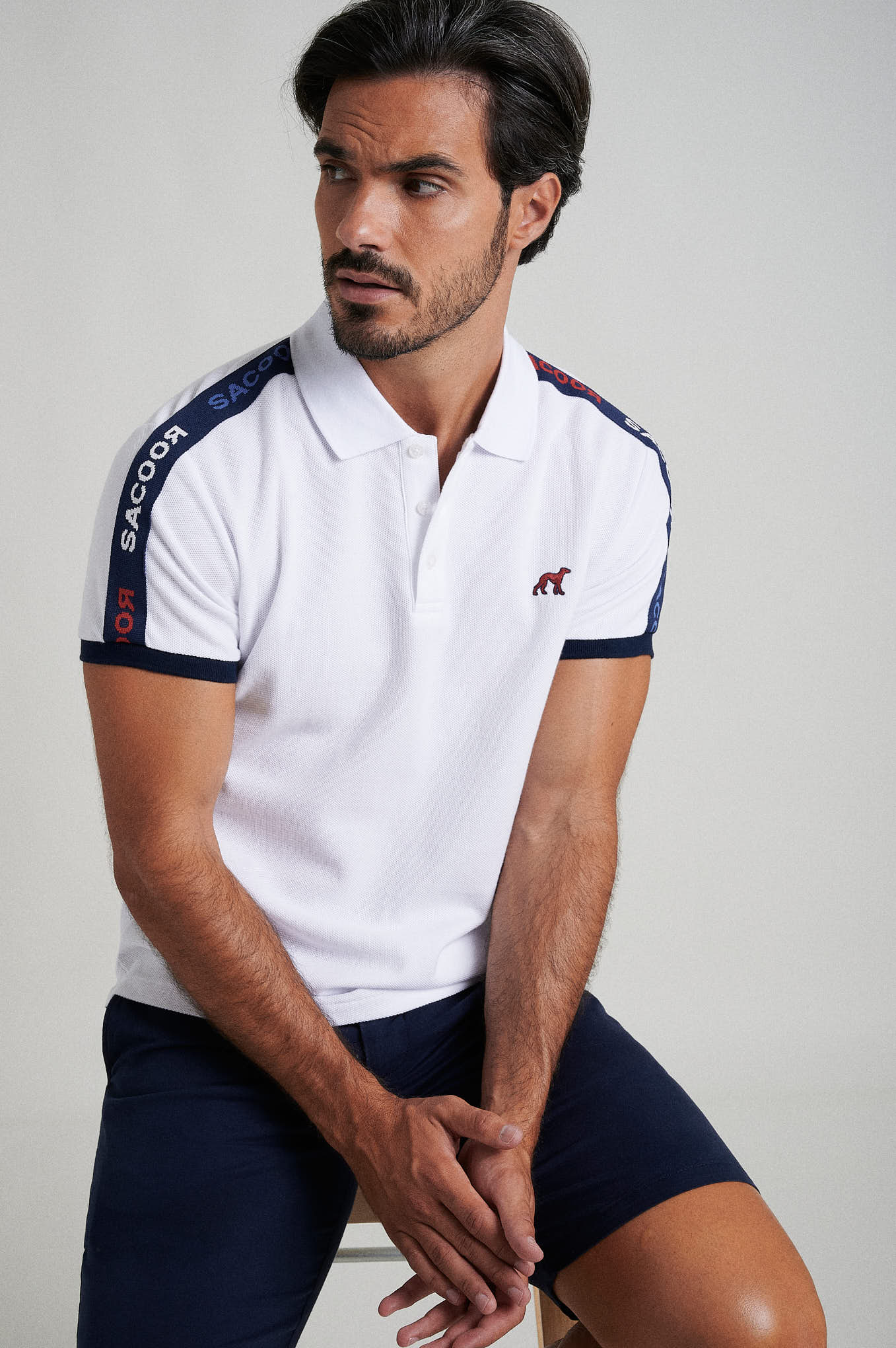 Short sleeve cotton polo piquet - Image 18