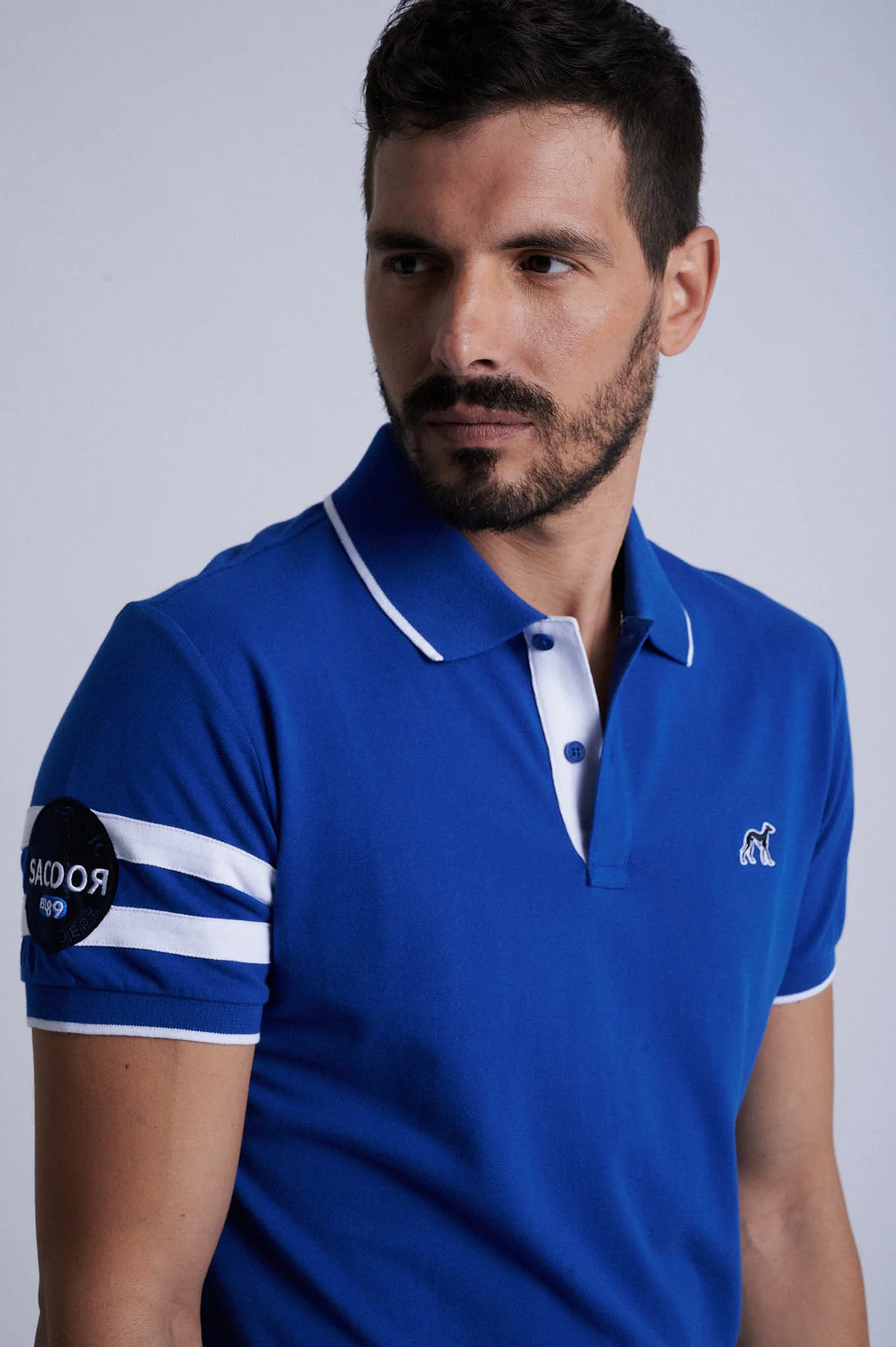 Short sleeve cotton polo piquet - Image 15