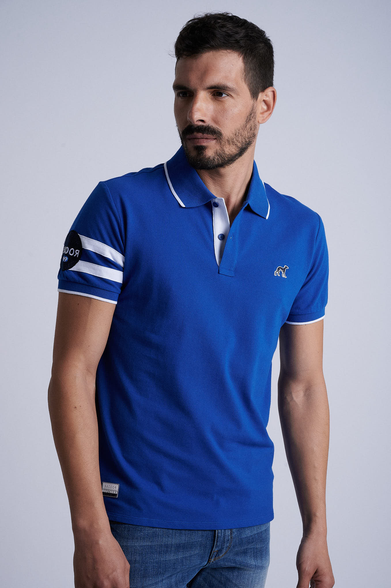 Short sleeve cotton polo piquet - Image 17
