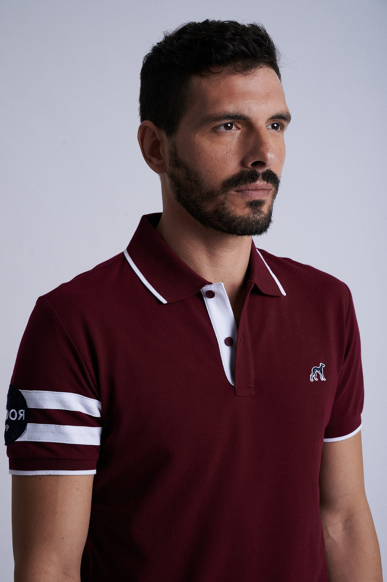 Short sleeve cotton polo piquet - Image 3