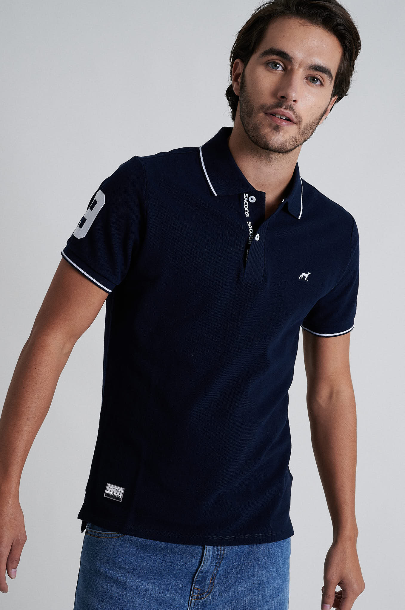 Short sleeve cotton polo piquet - Image 12