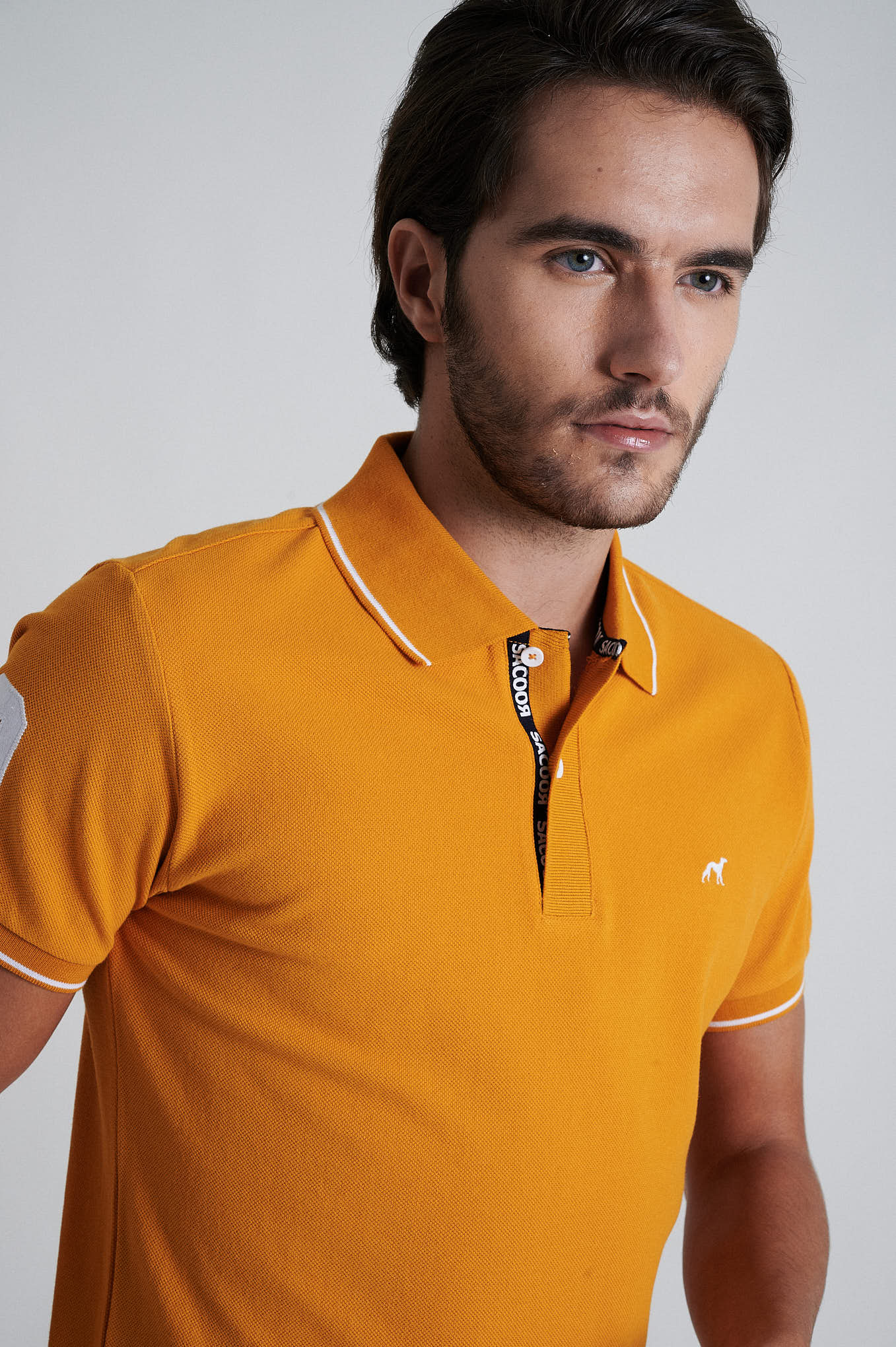 Short sleeve cotton polo piquet - Image 29