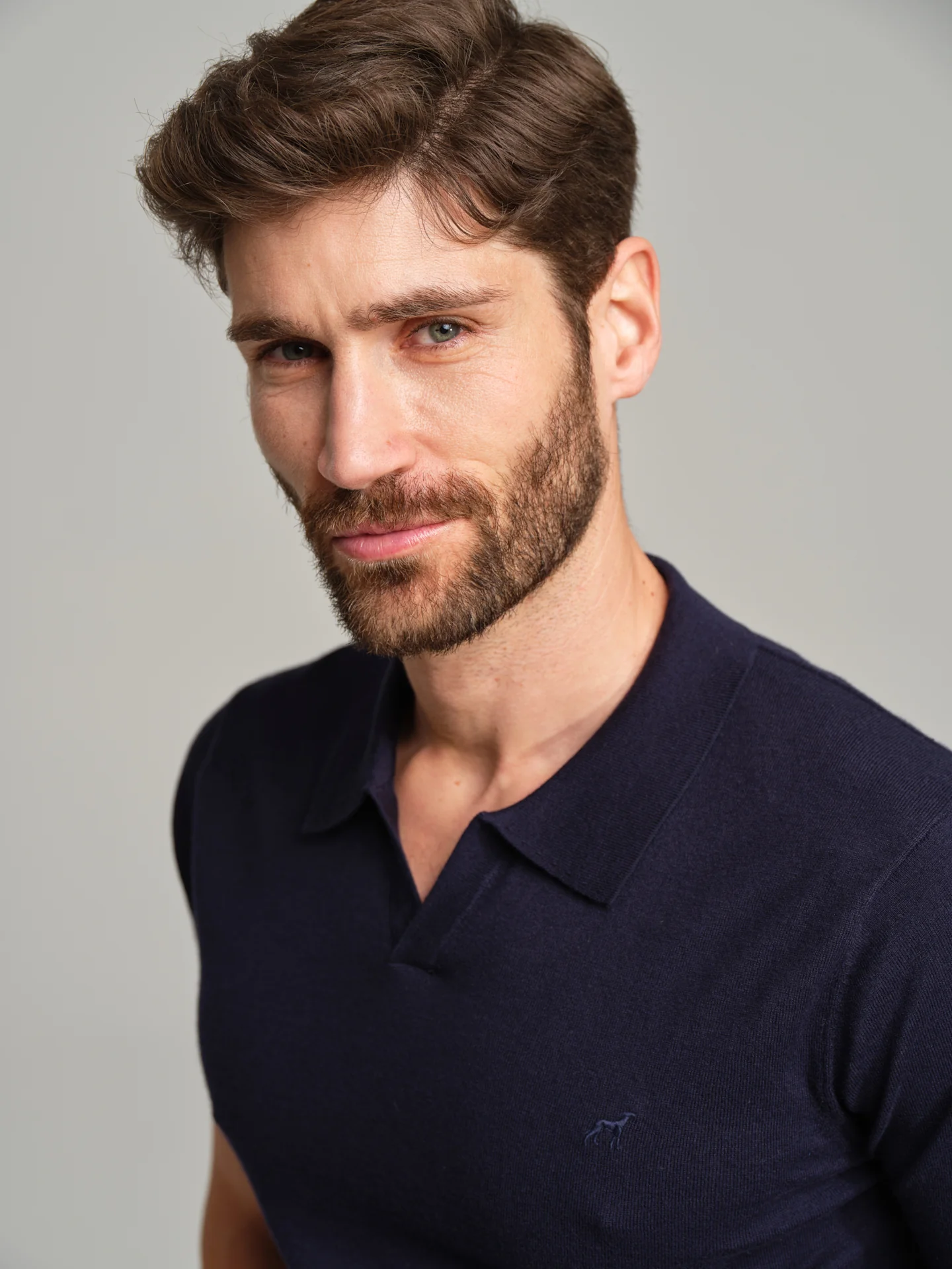 Short sleeve K-Easy polo sweater with Coolmax yarn - Image 7