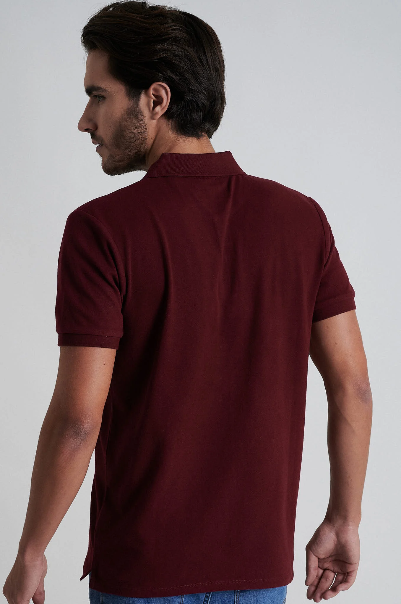 Short sleeve organic cotton polo piquet - Image 3