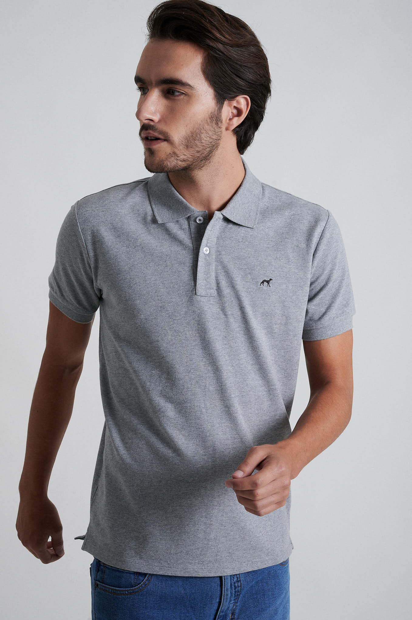 Short sleeve organic cotton polo piquet - Image 36
