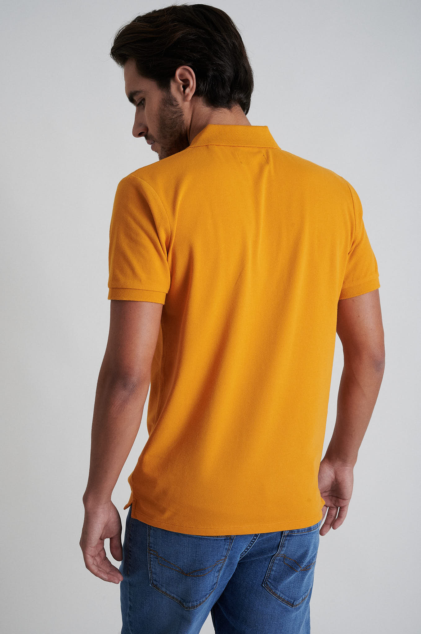 Short sleeve organic cotton polo piquet - Image 48
