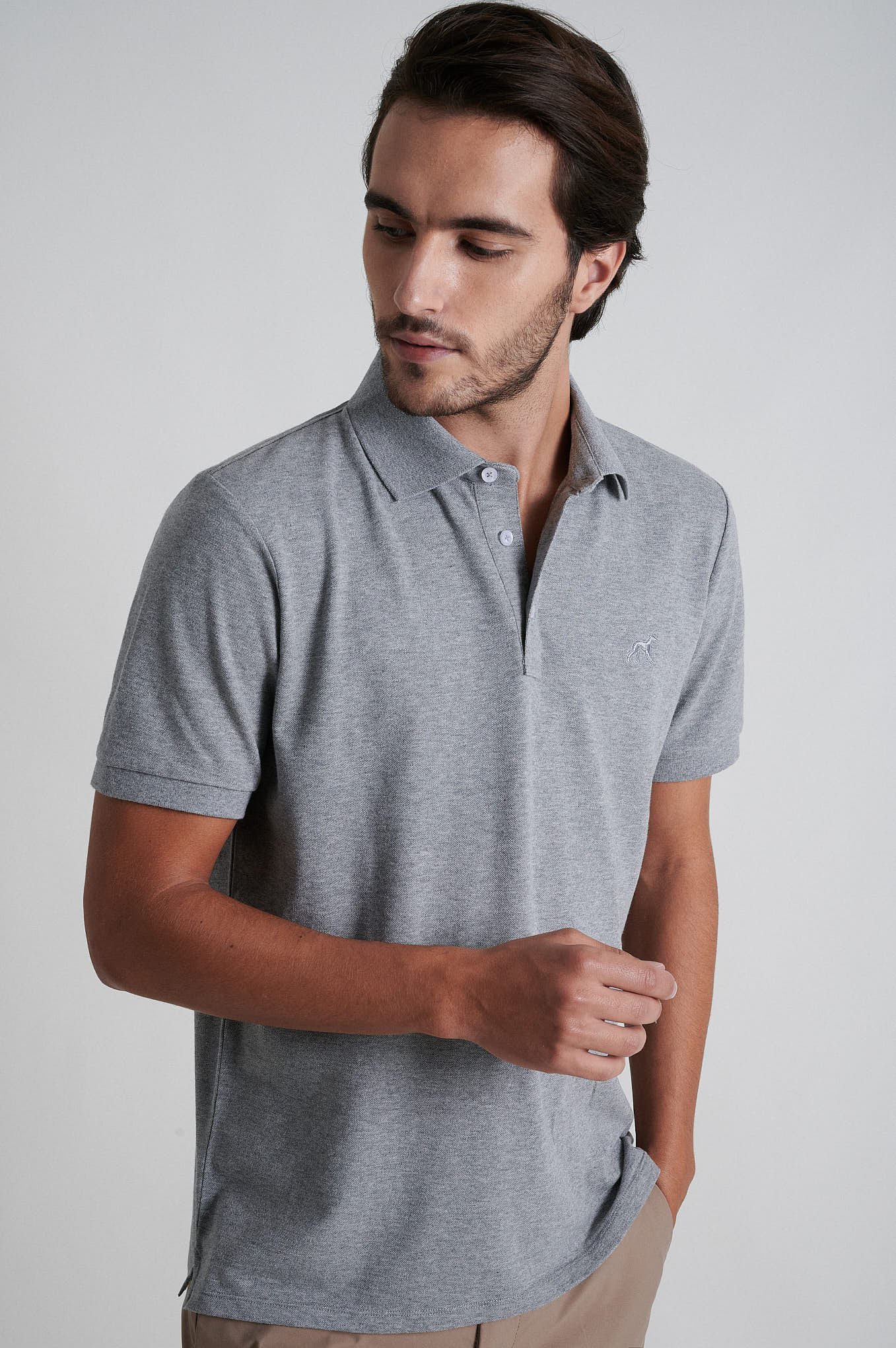 Short sleeve organic cotton polo piquet - Image 28