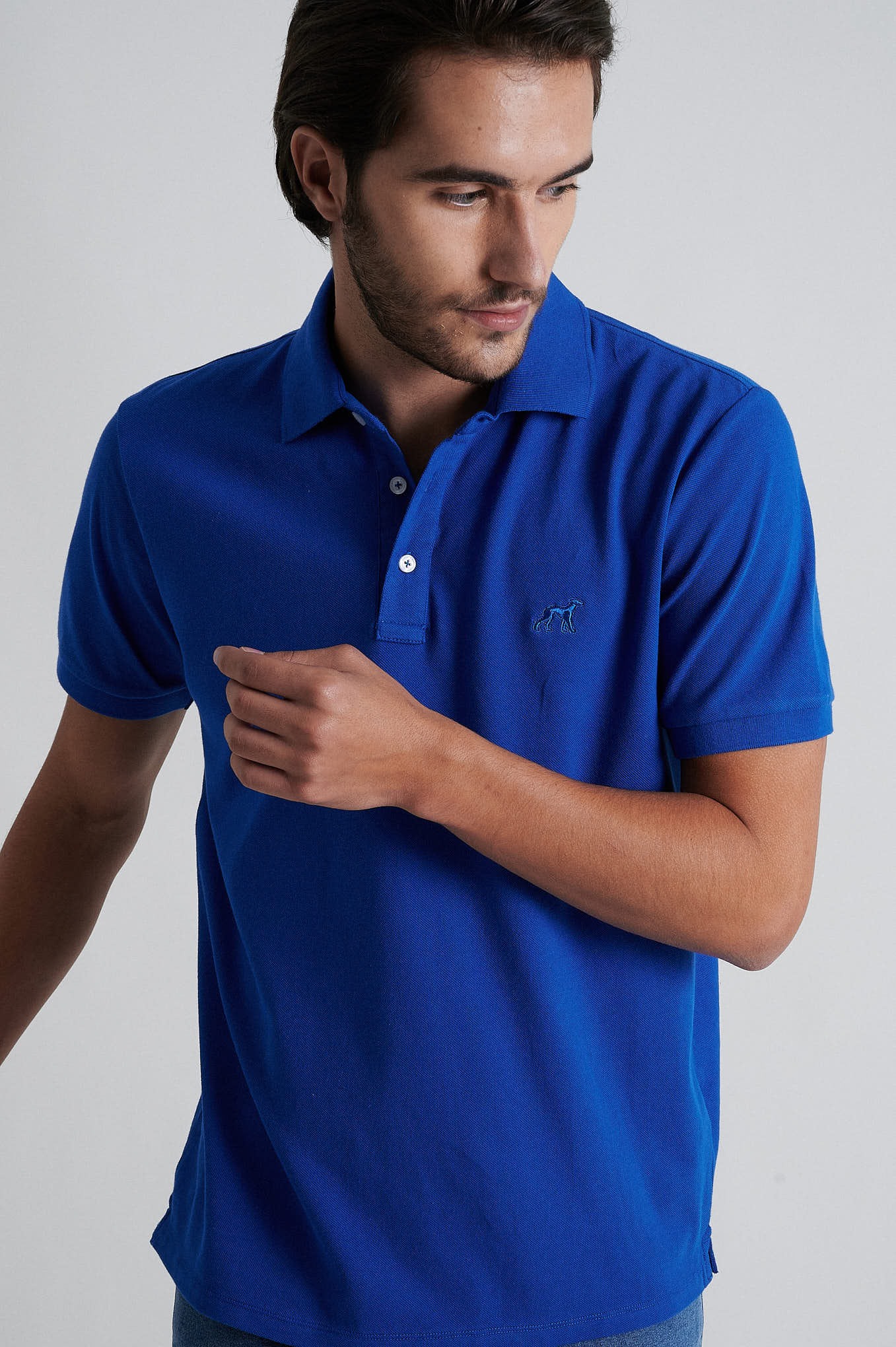 Short sleeve organic cotton polo piquet - Image 50