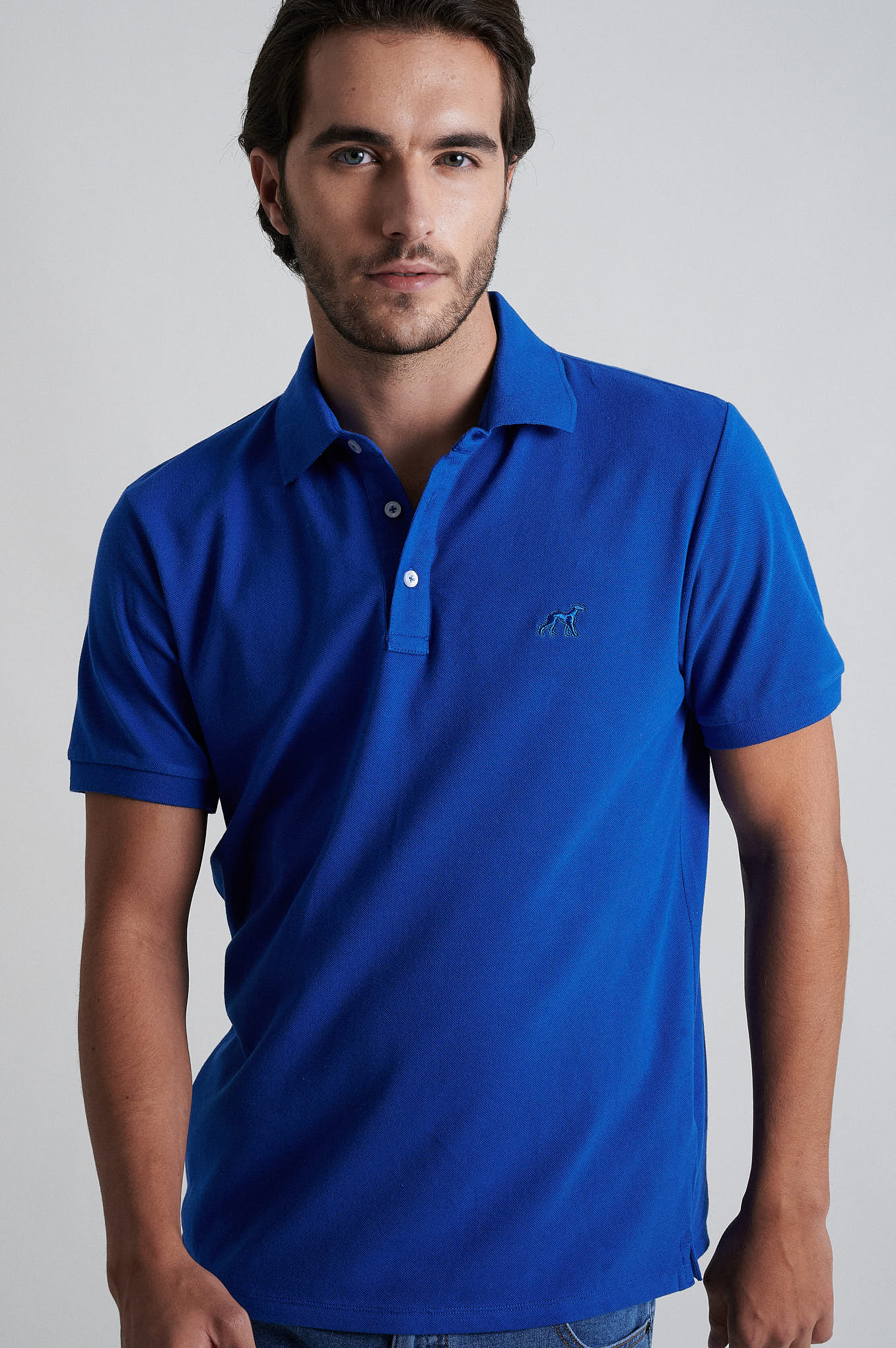 Short sleeve organic cotton polo piquet - Image 51