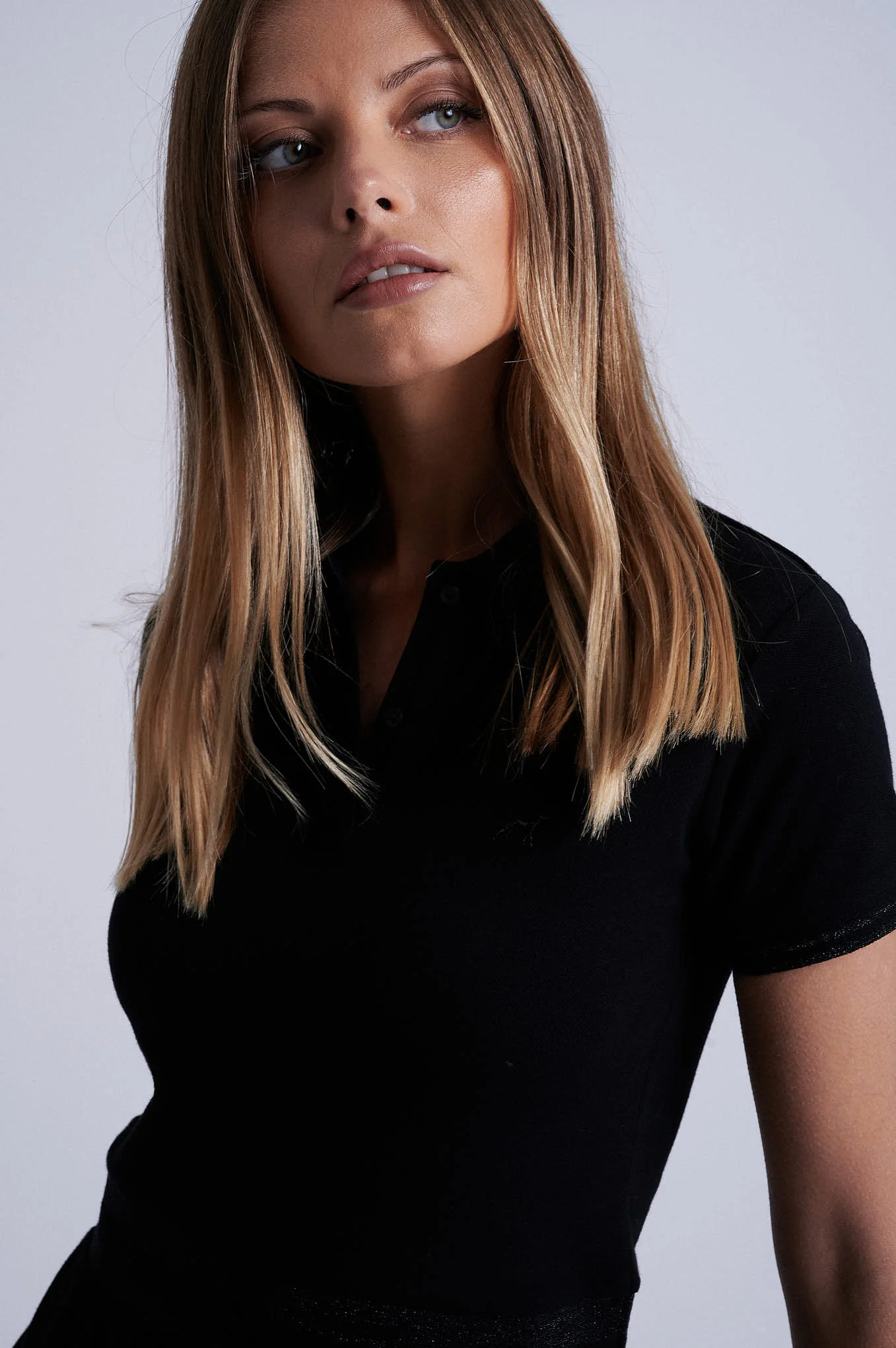 Short sleeve polo piquet with elastane - Image 2