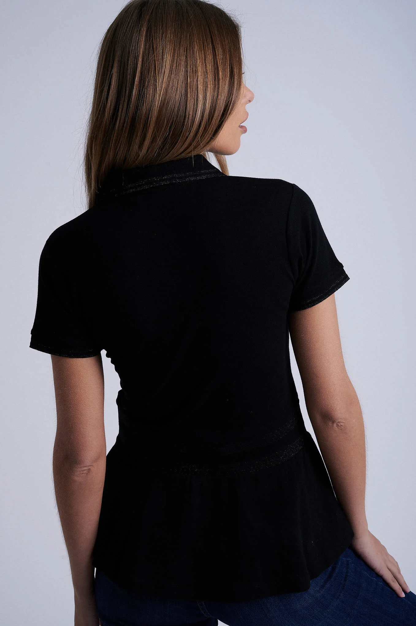 Short sleeve polo piquet with elastane - Image 6